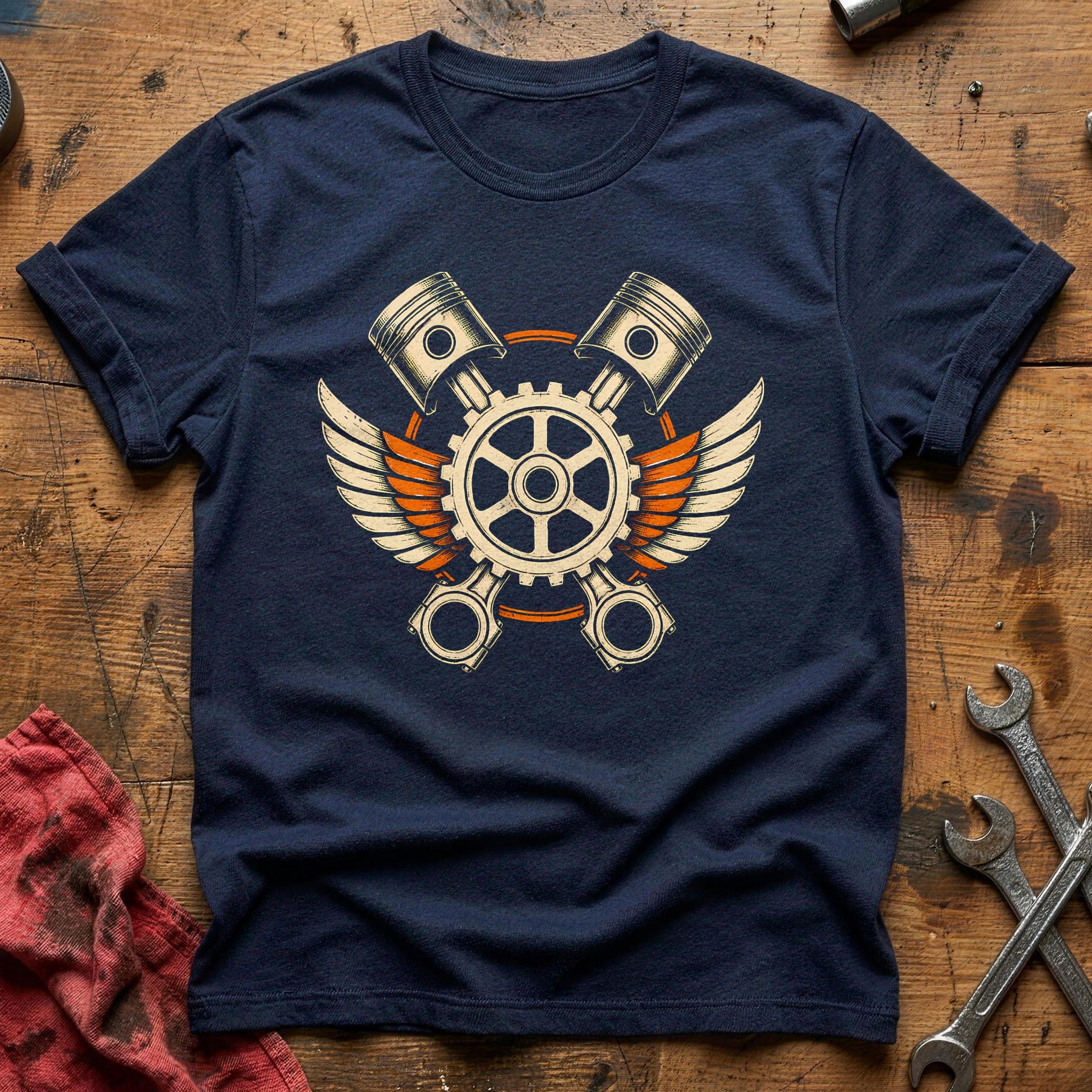 Pistons Emblem 42 T-Shirt - Navy