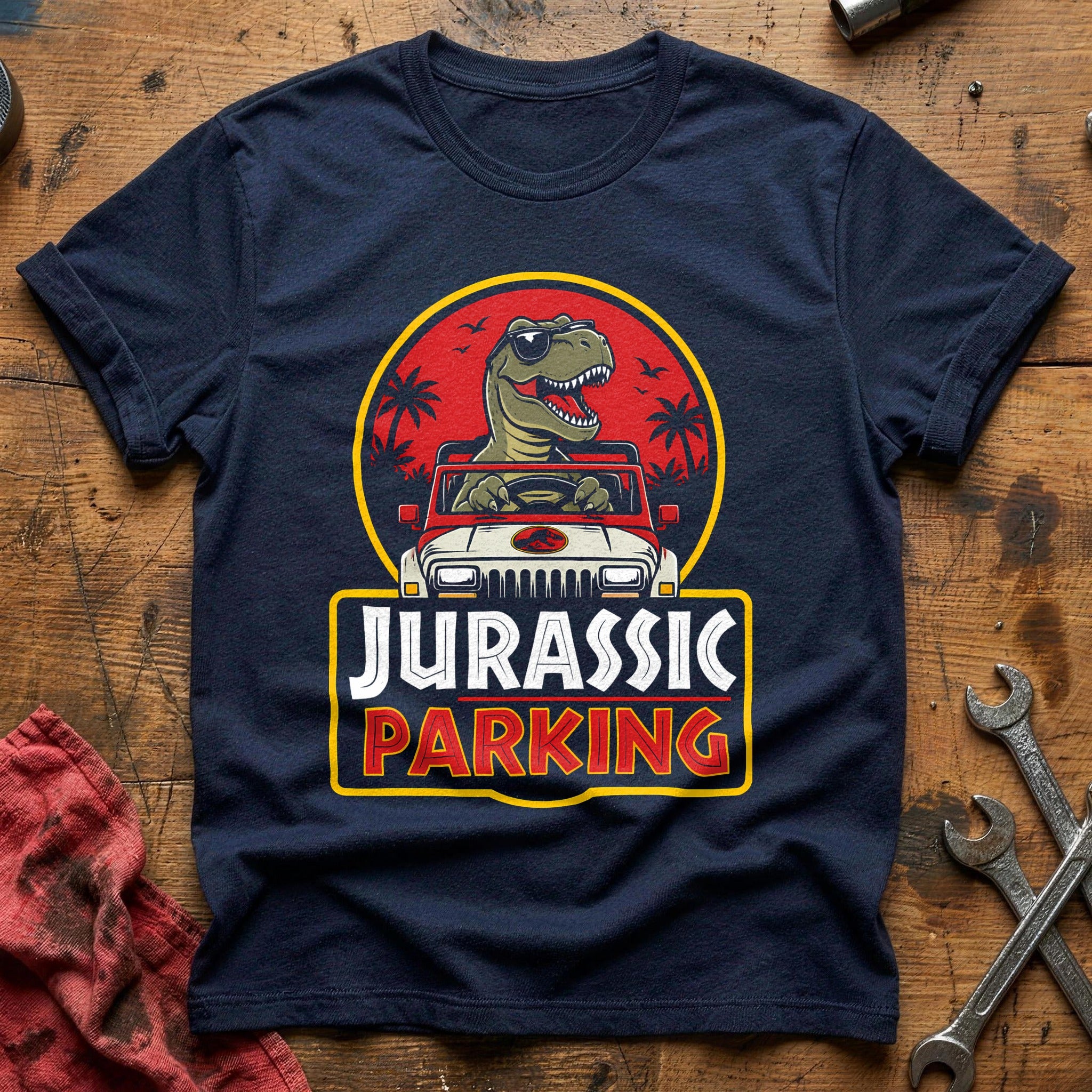 Prehistoric Joyride T-Shirt - Navy