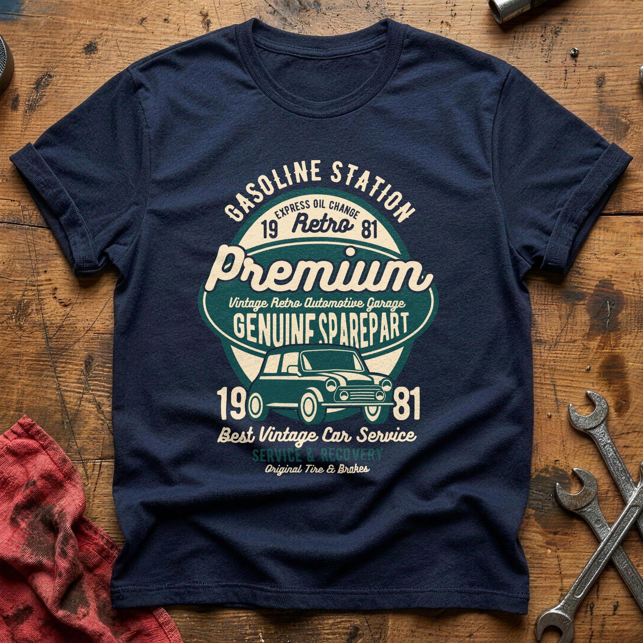 Premium garage T-Shirt - Navy