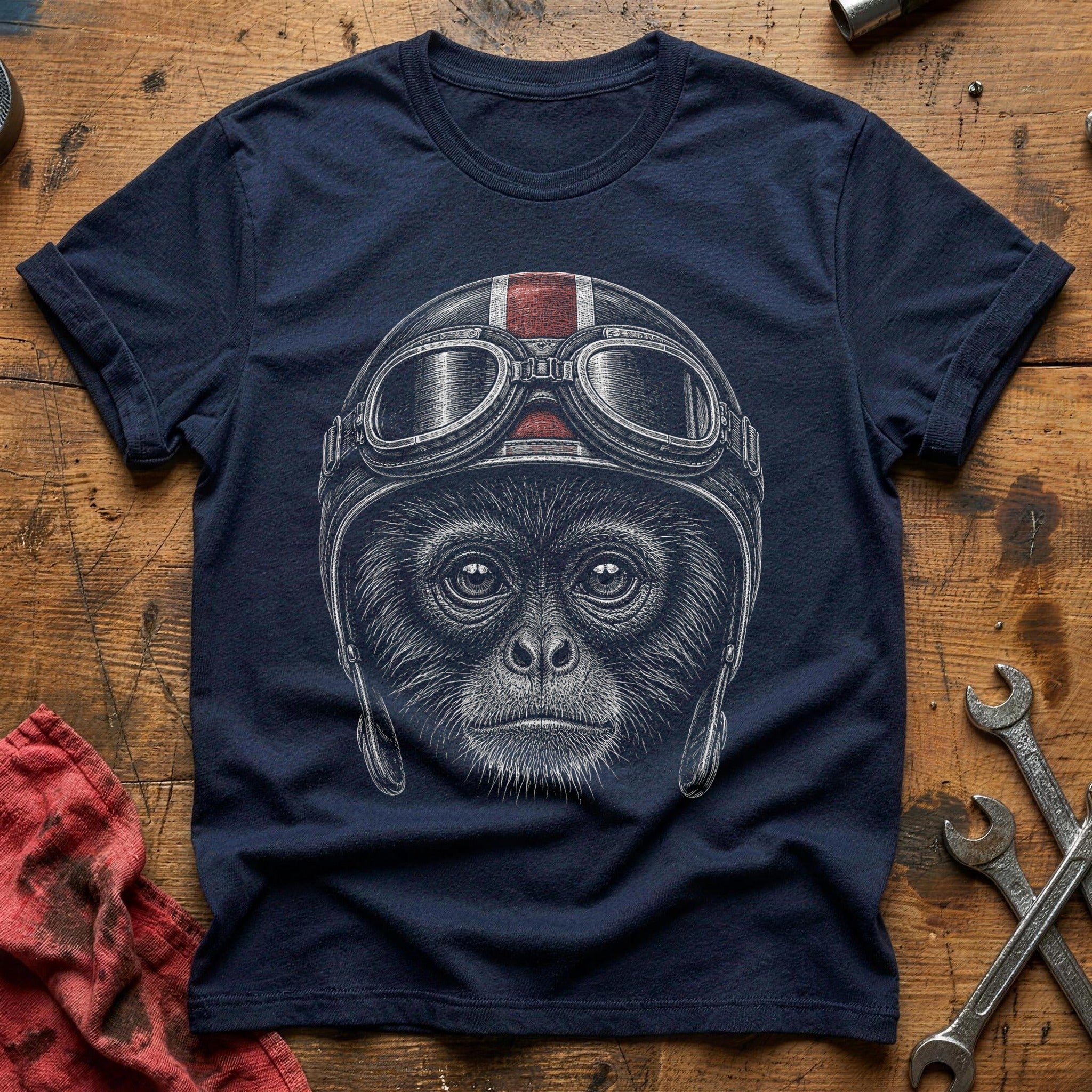 Primate Pilot T-Shirt - Navy
