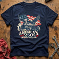 Quarter Mile Birthday T-Shirt - Navy