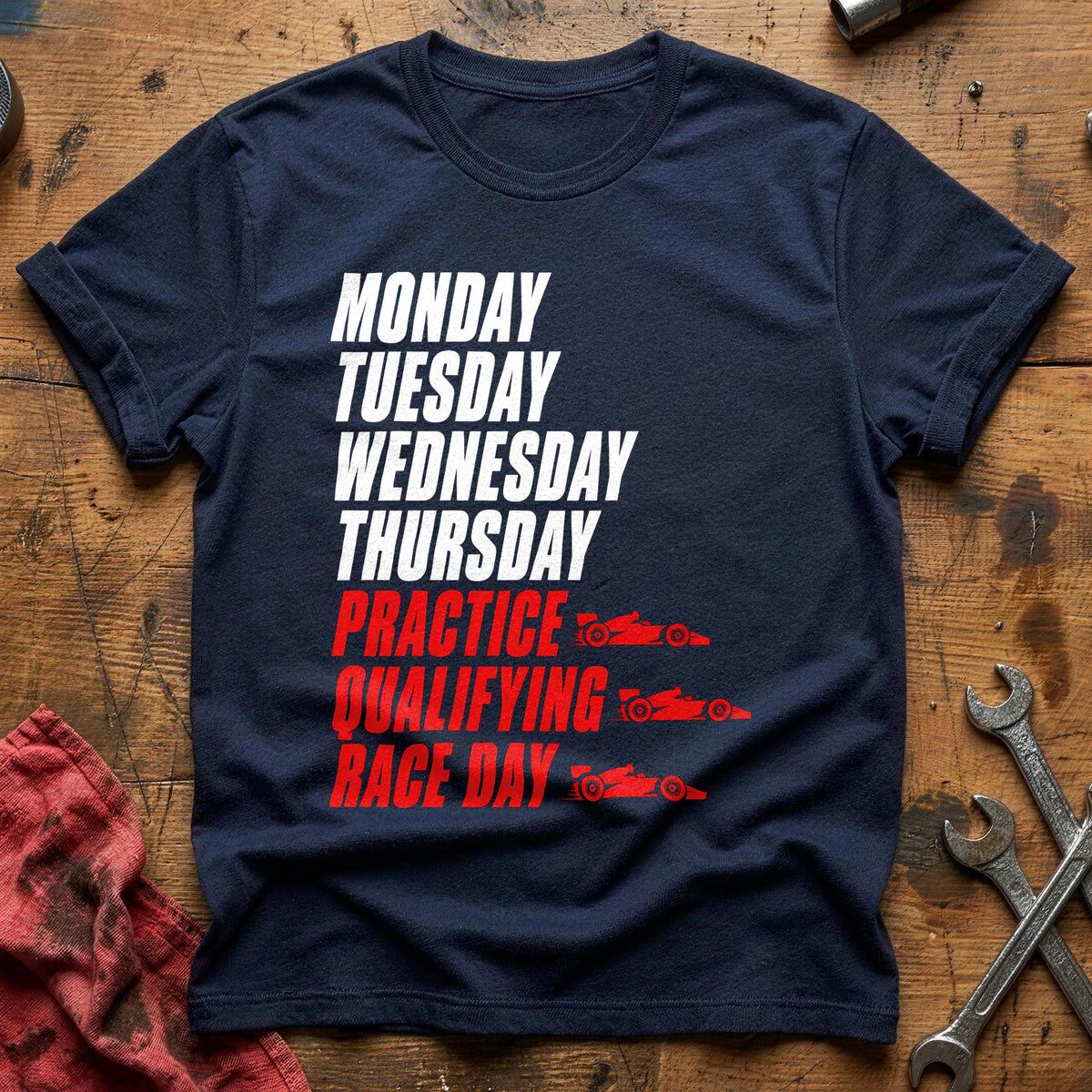 Race Week 24 T-Shirt - Navy