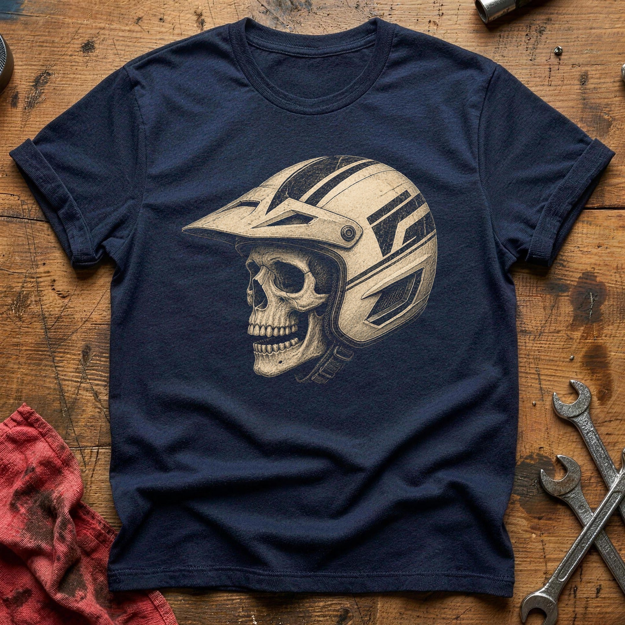 Racer's Bones T-Shirt - Navy
