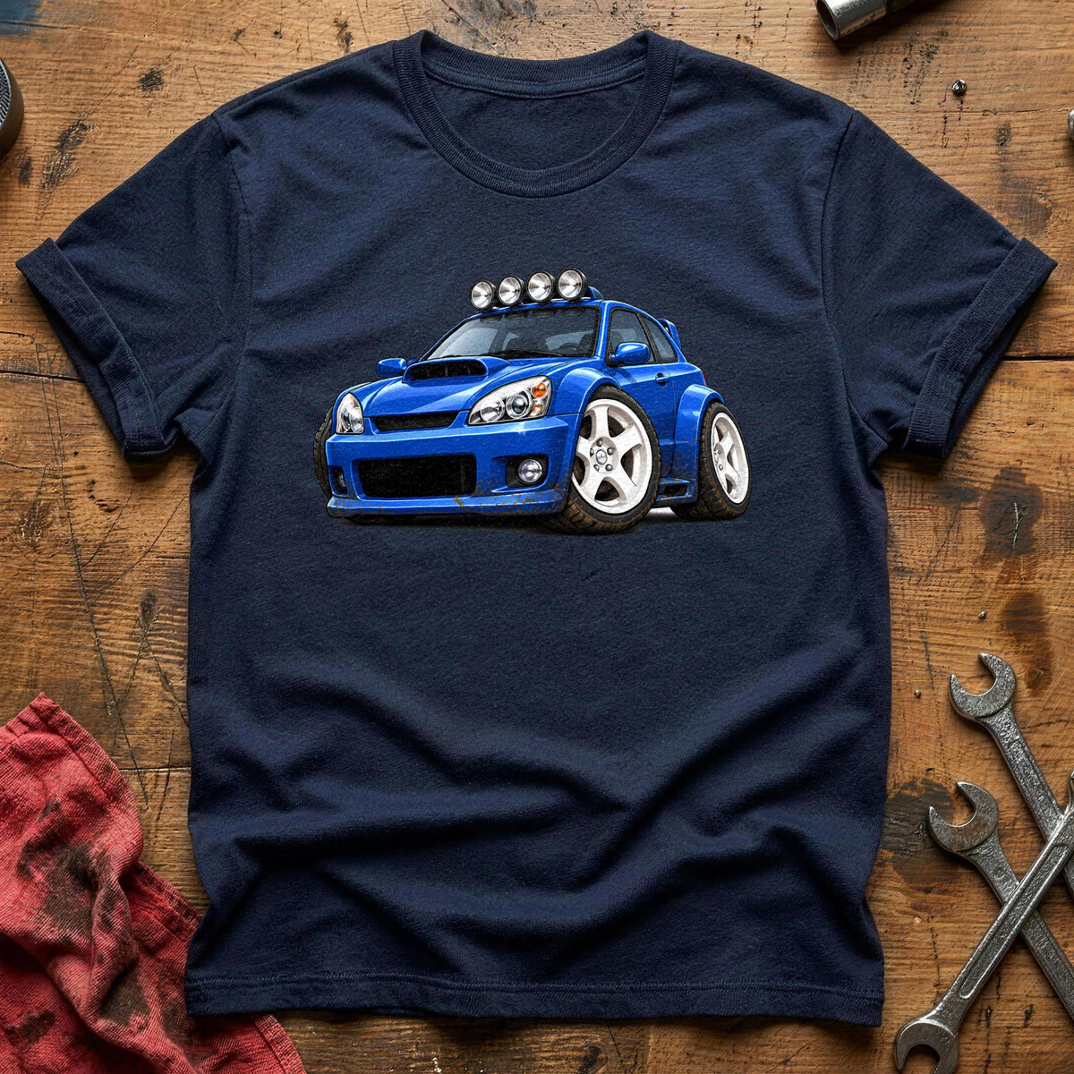 Rally Car 21 T-Shirt - Navy