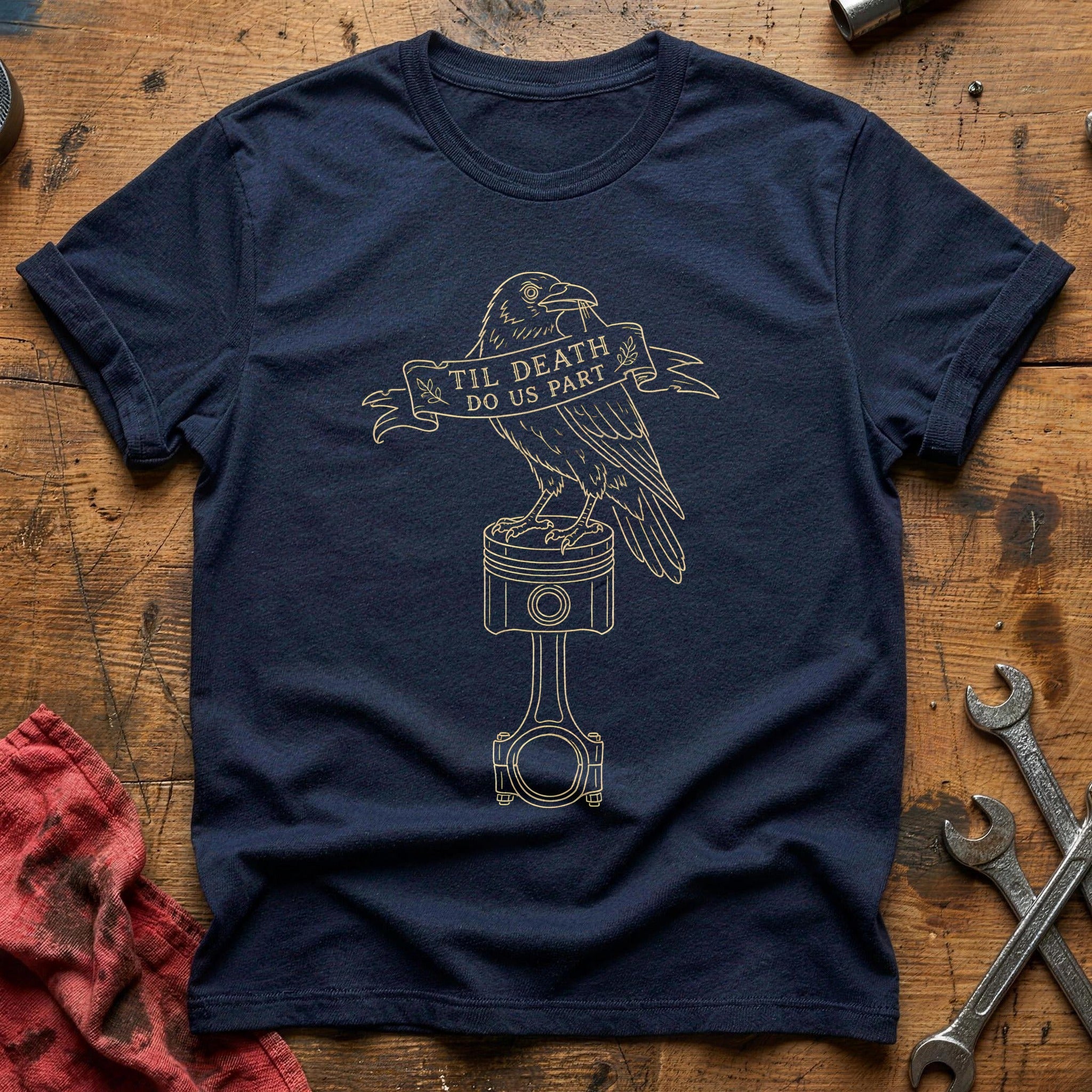 Raven Piston 94 T-Shirt - Navy