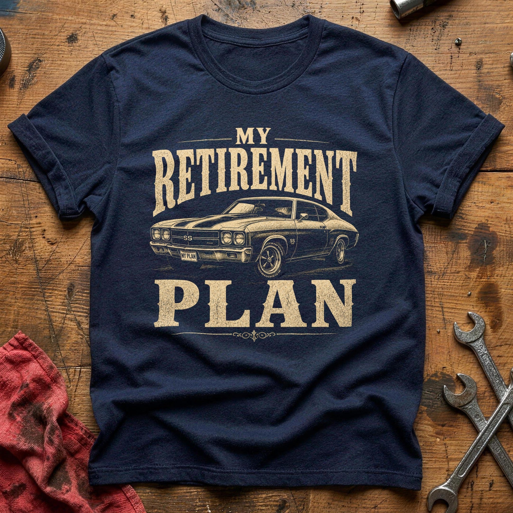 Retirement Plan T-Shirt - Navy