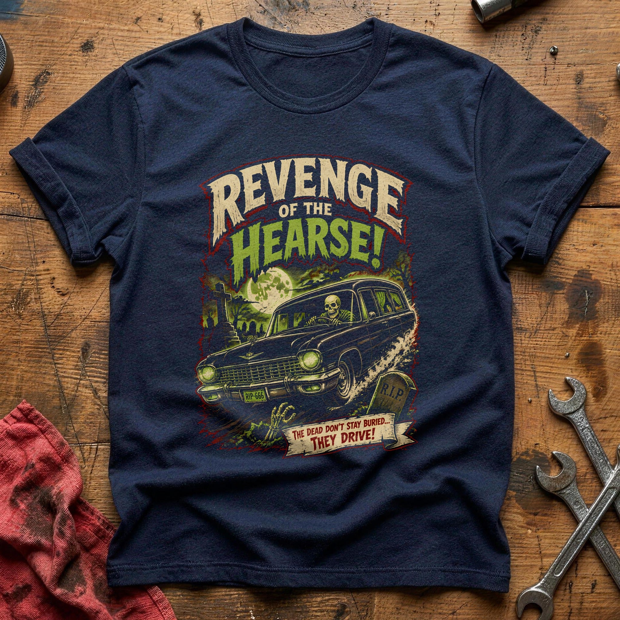 Revenge Of The Hearse 47 T-Shirt - Navy