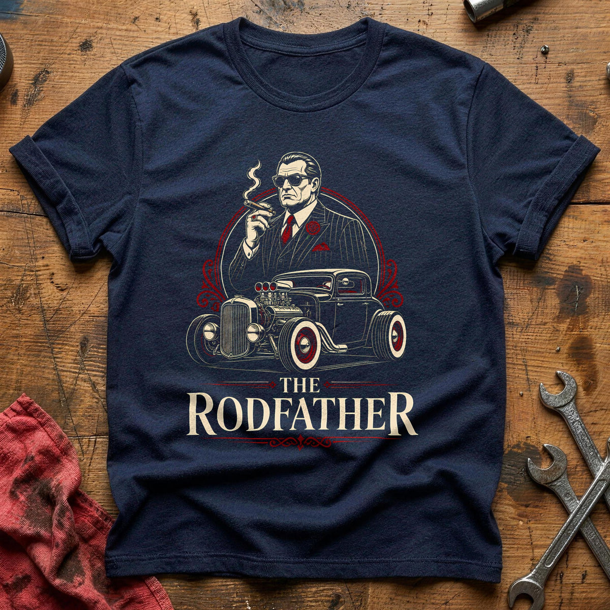 Rodfather 66 T-Shirt - Navy