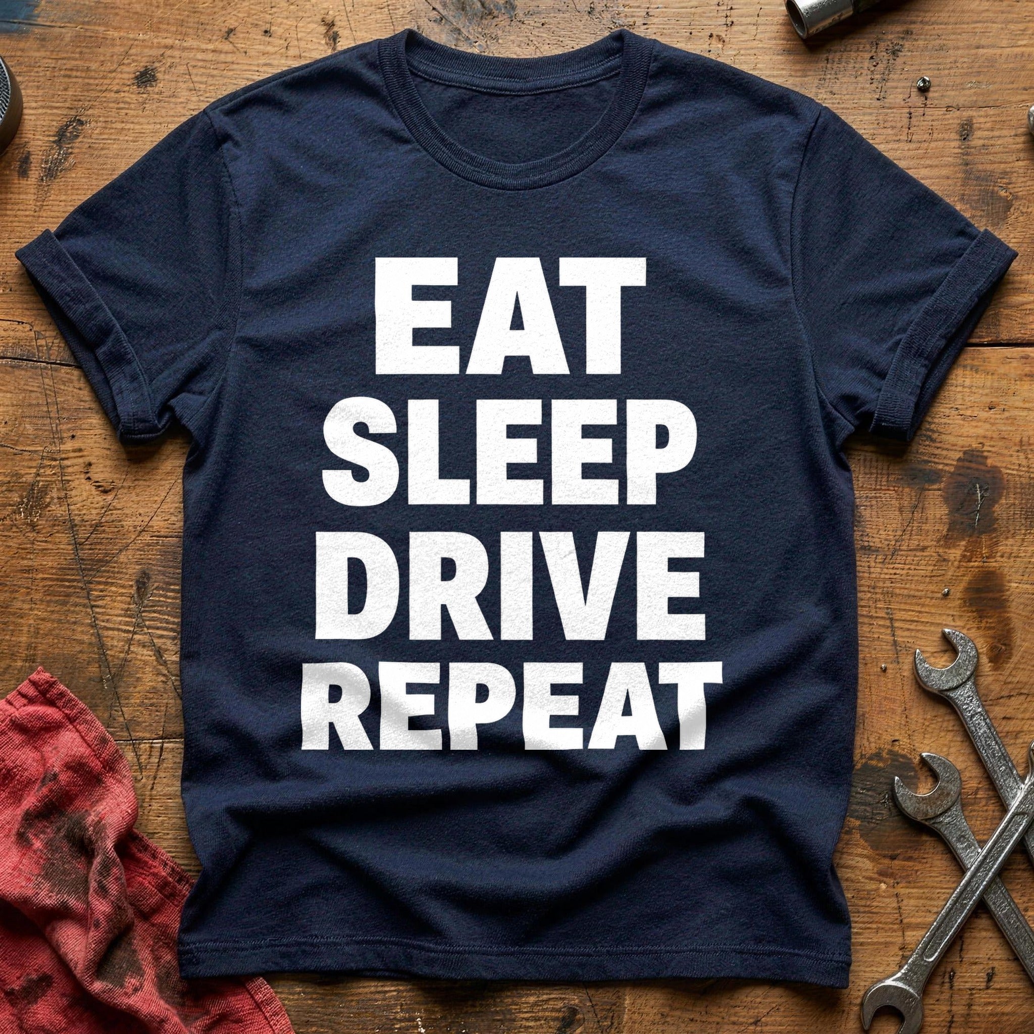 Round & Round T-Shirt - Navy