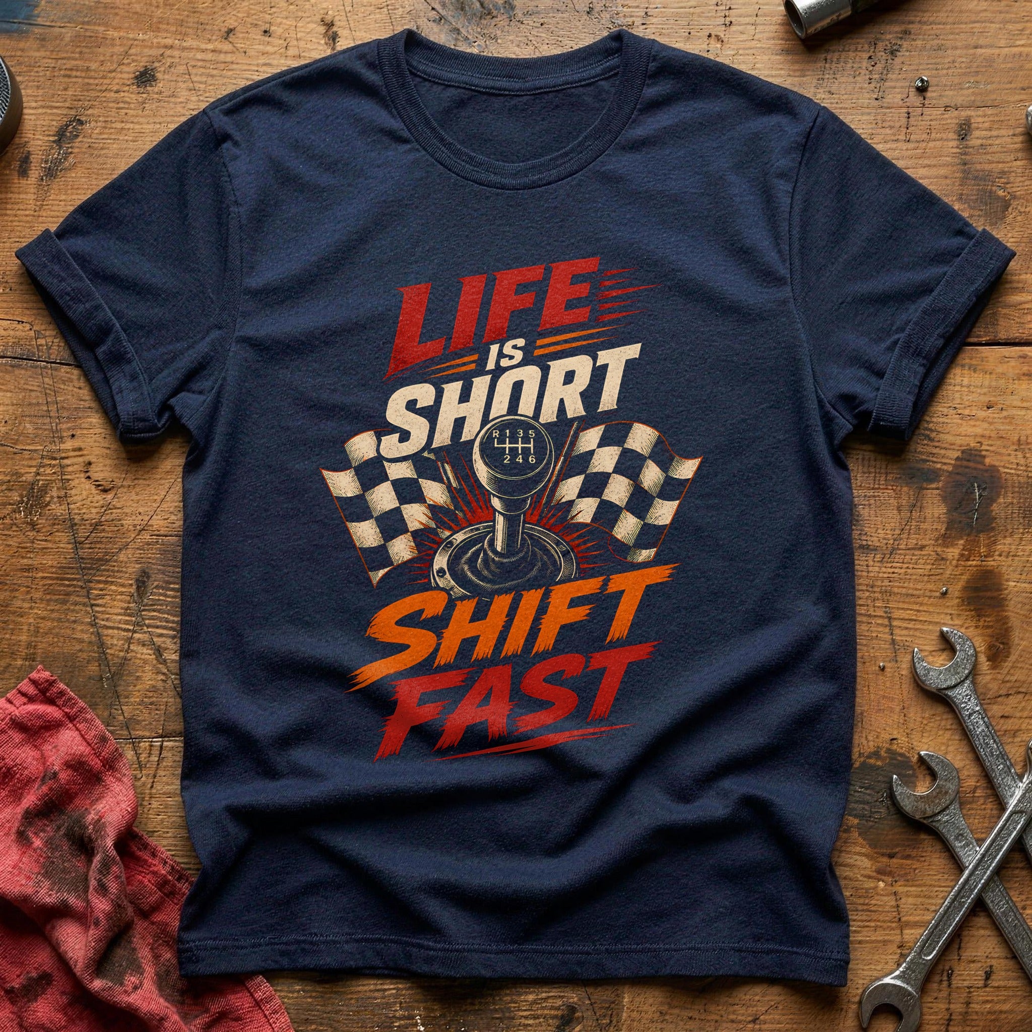 Shift Fast 63 T-Shirt - Navy