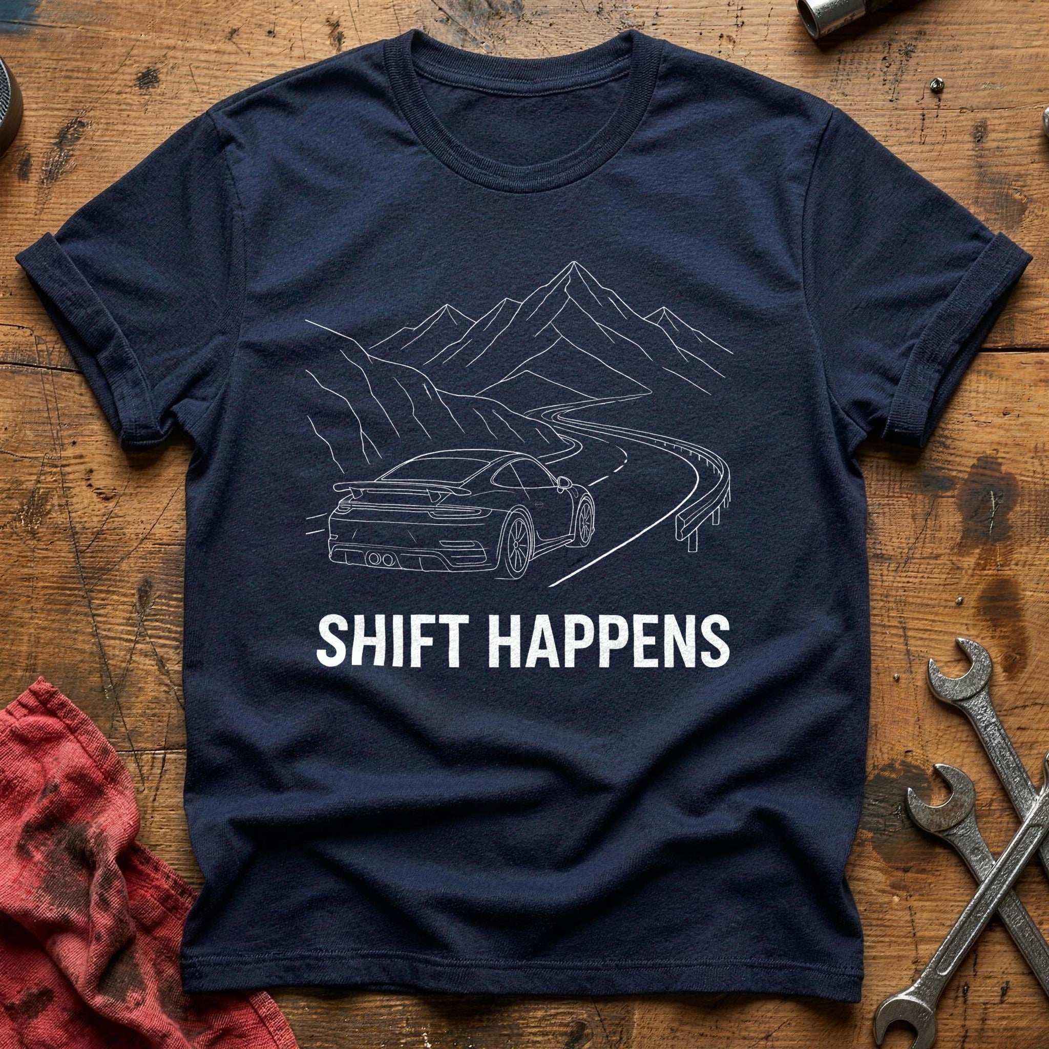 Shift Happens 15 T-Shirt - Navy