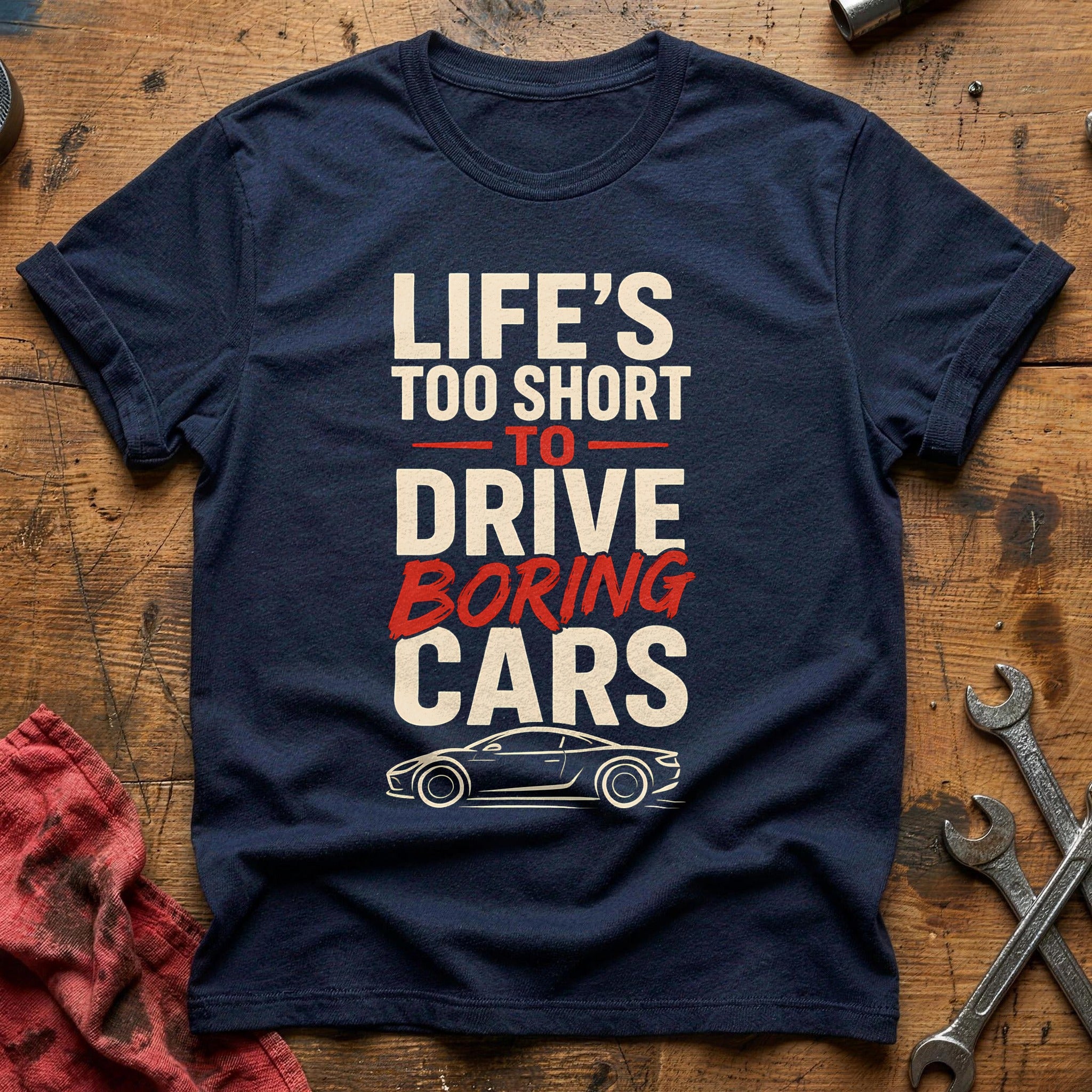 Short On Patience - Navy