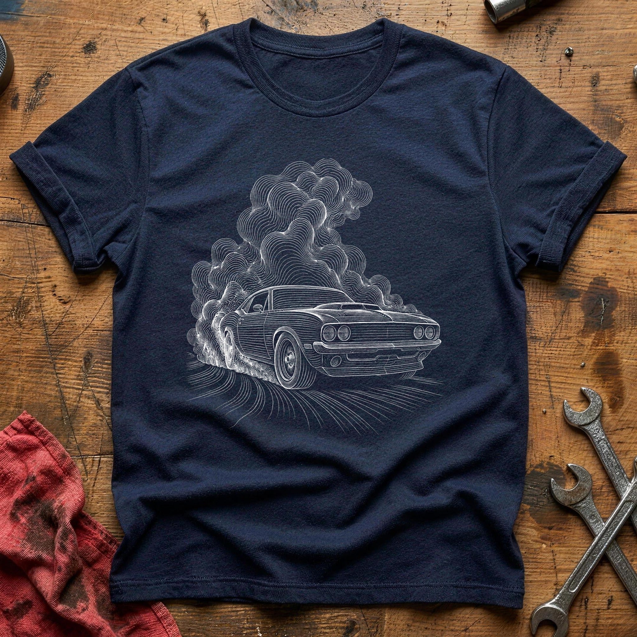 Smoke & Dust T-Shirt - Navy