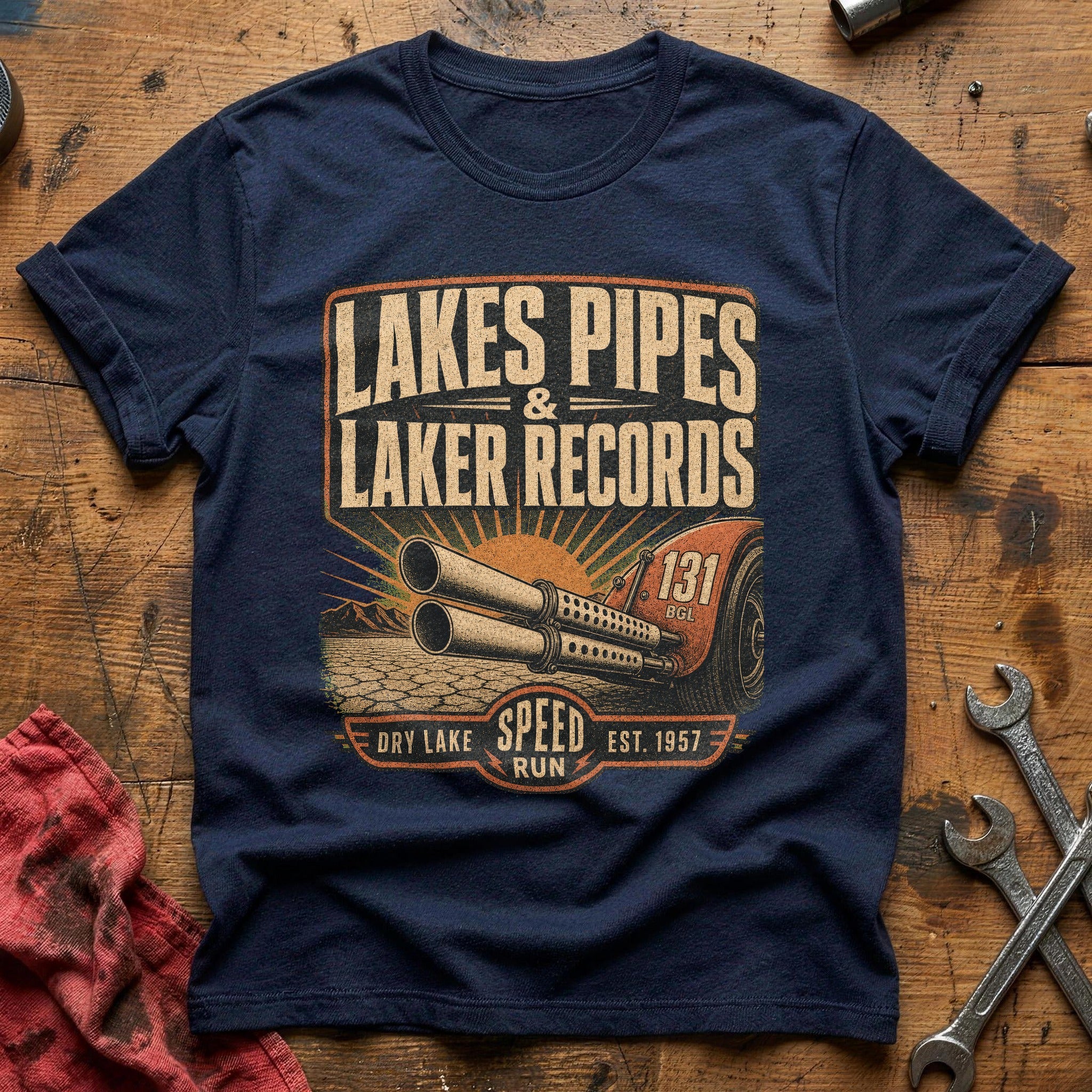 Speed Run Legacy T-Shirt - Navy
