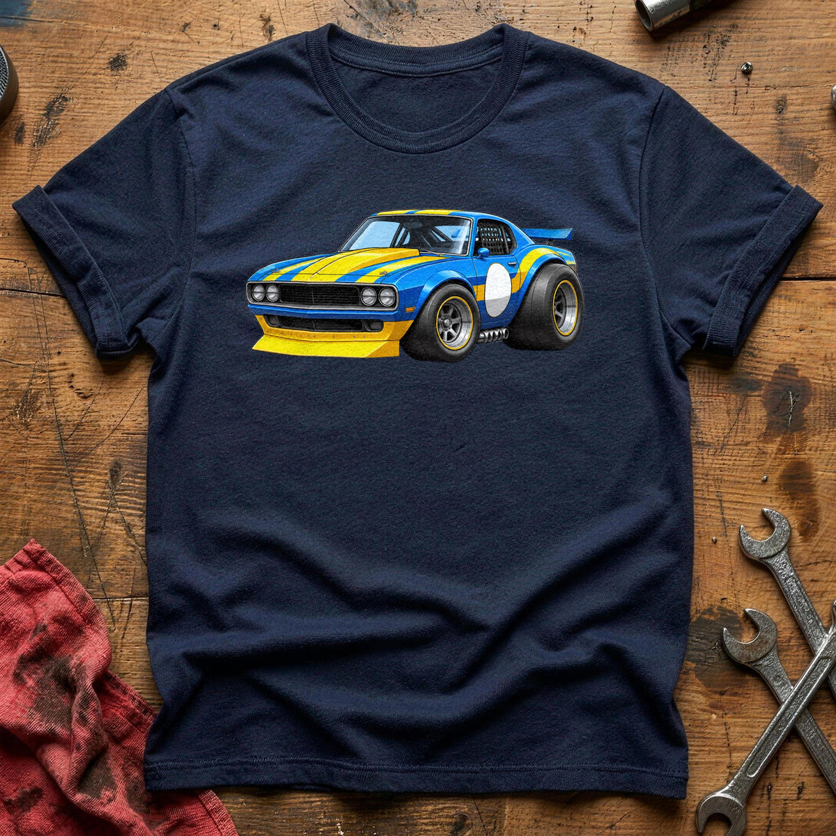 Stock Car 71 T-Shirt - Navy