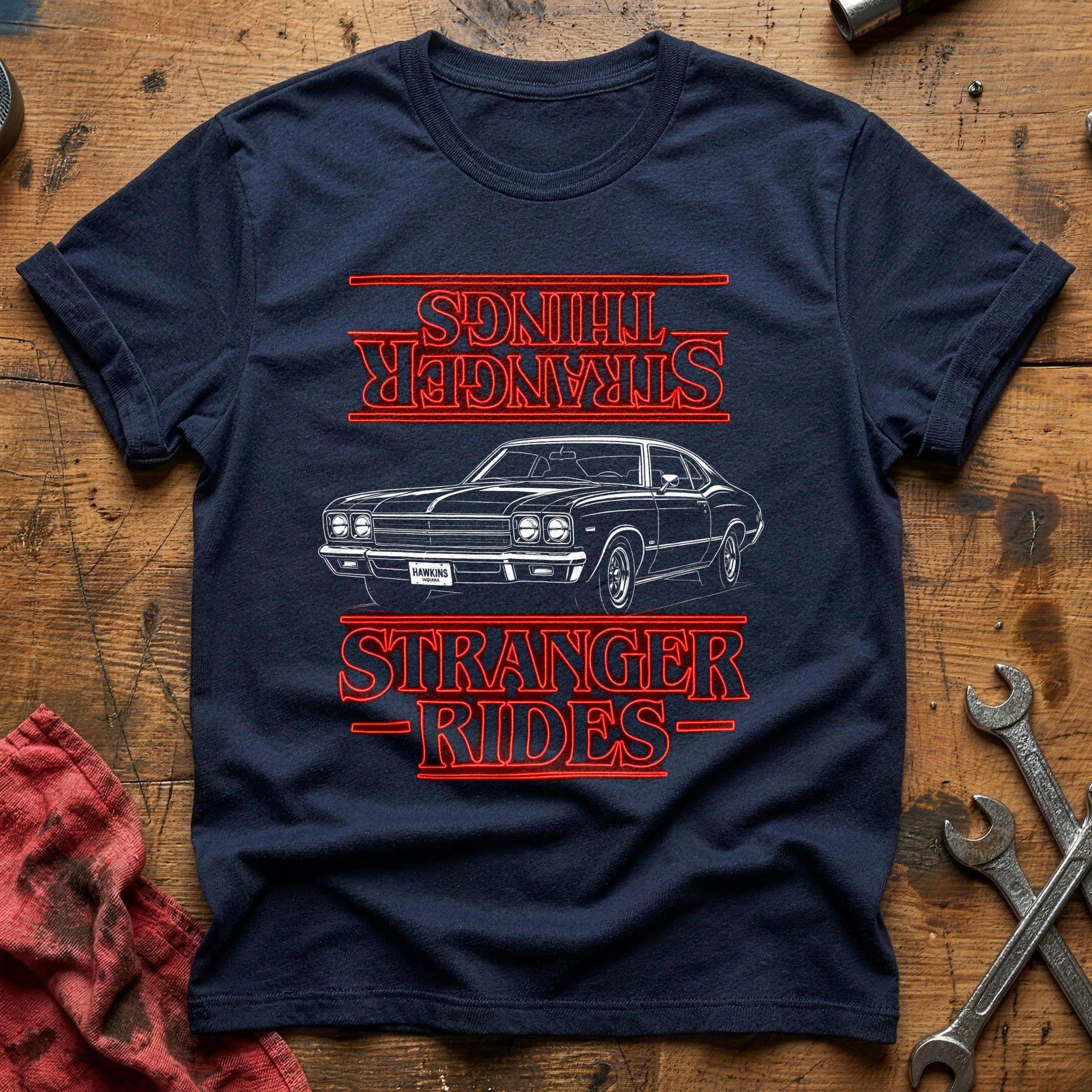 Stranger Rides 17 T-Shirt - Navy