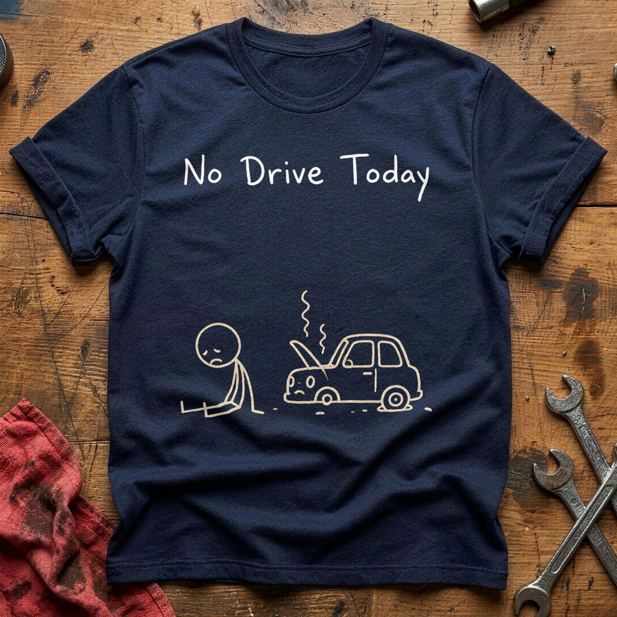 Stuck in Park T-Shirt - Navy