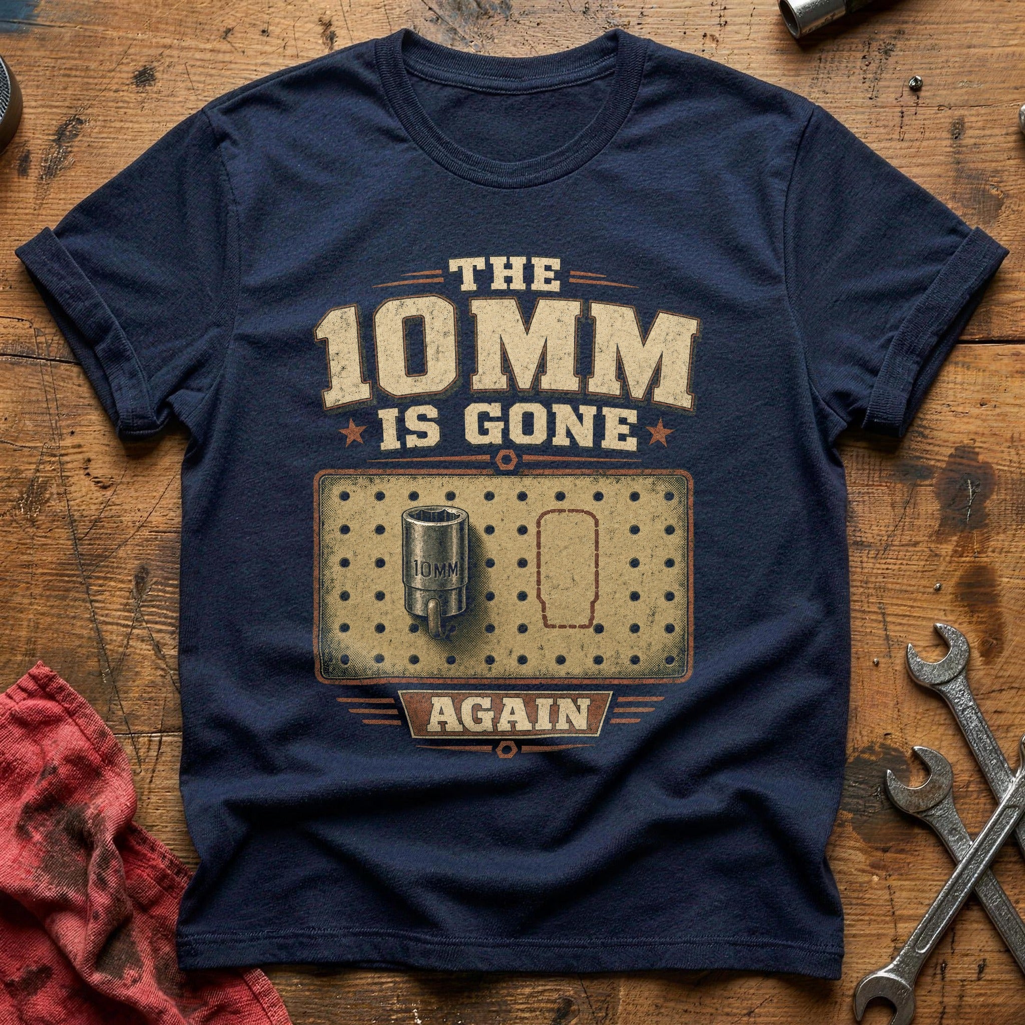 The 10mm is Gone T-Shirt - Navy