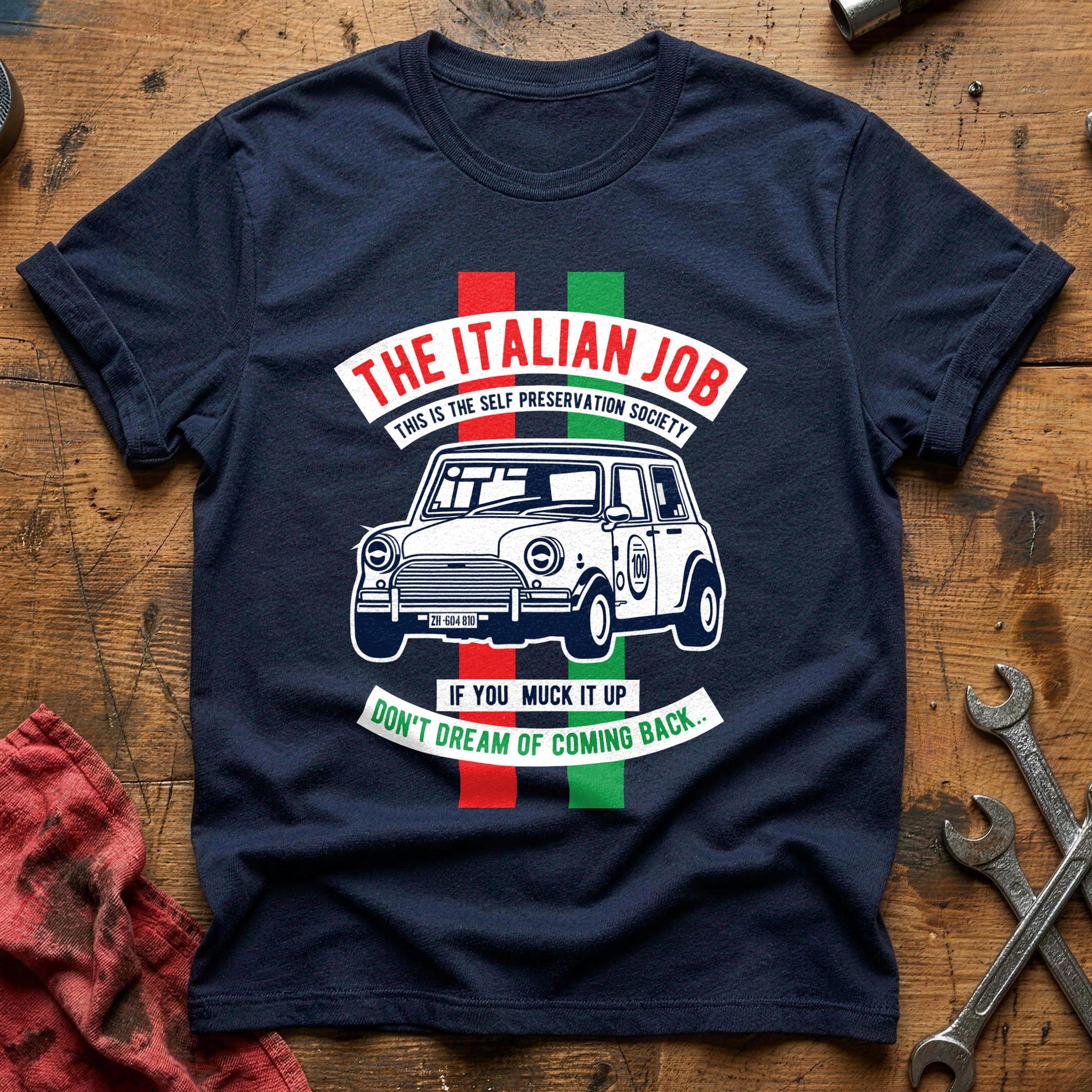 The italian car T-Shirt - Navy
