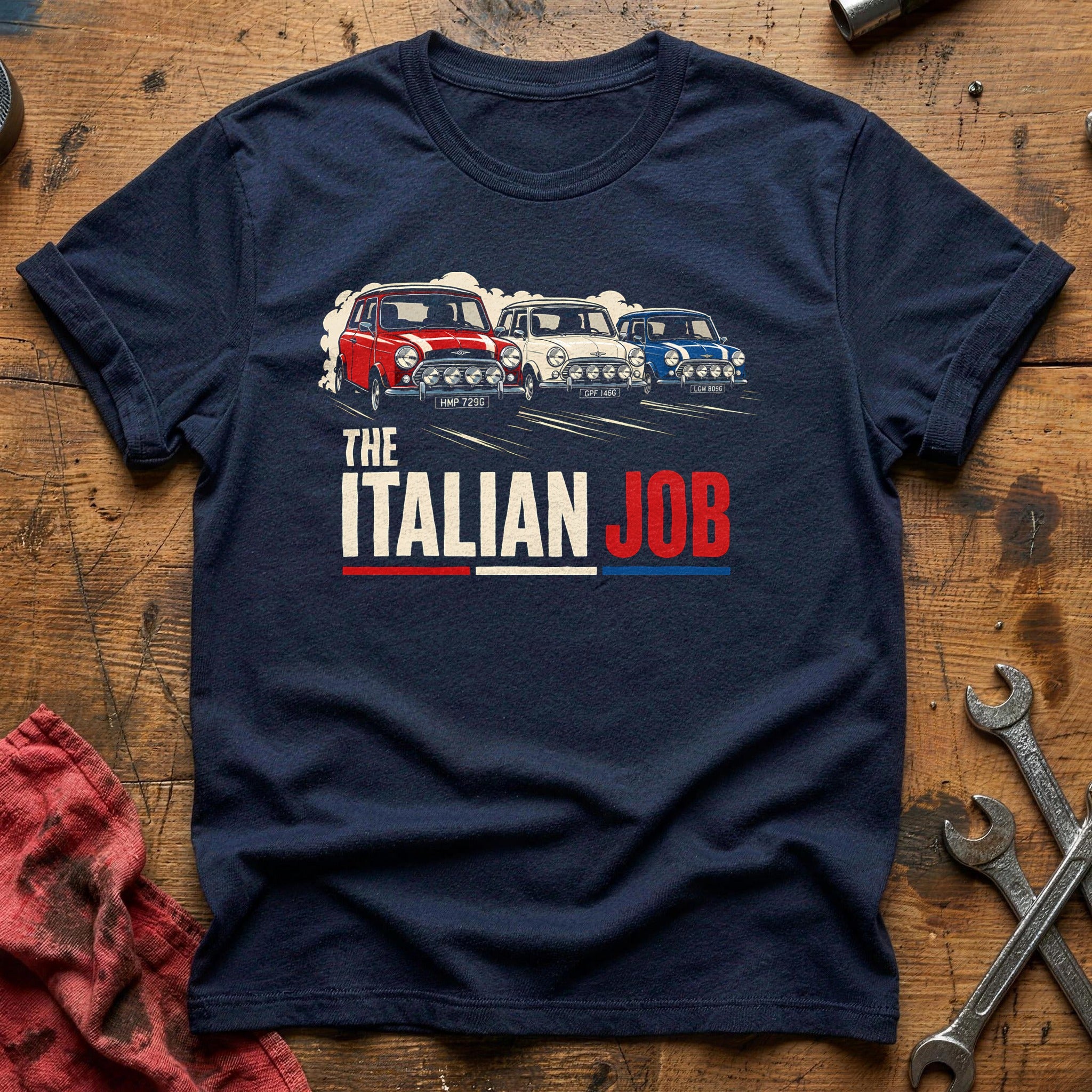 The Italian Job T-Shirt - Navy