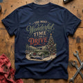 The Most Wonderful Time For A Drive 61 T-Shirt - Navy