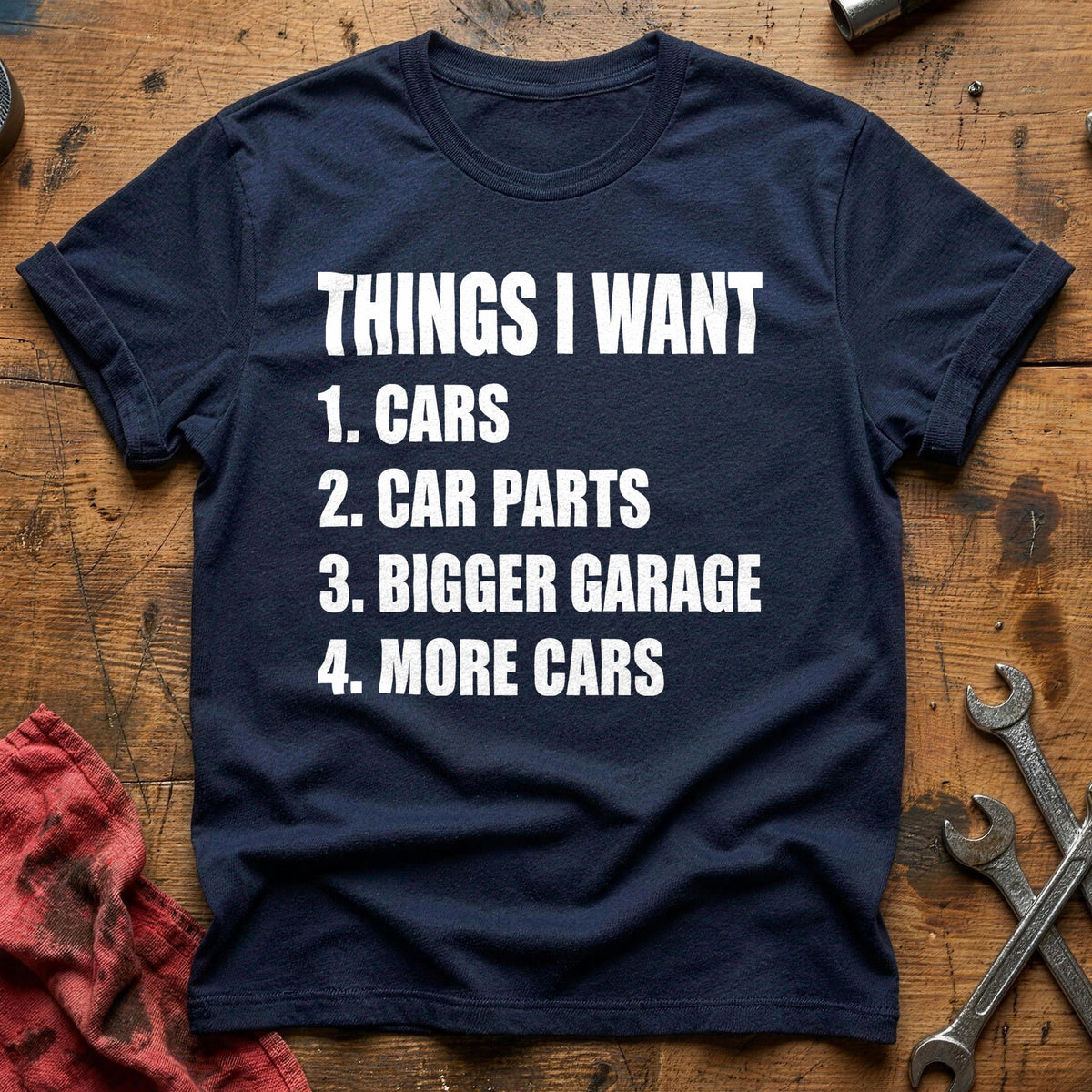 Things I Want 99 T-Shirt - Navy