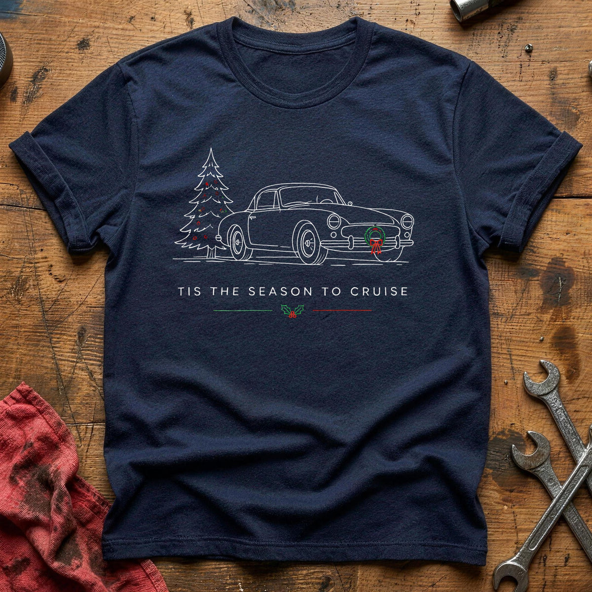 Tis The Season To Cruise 85 T-Shirt - Navy