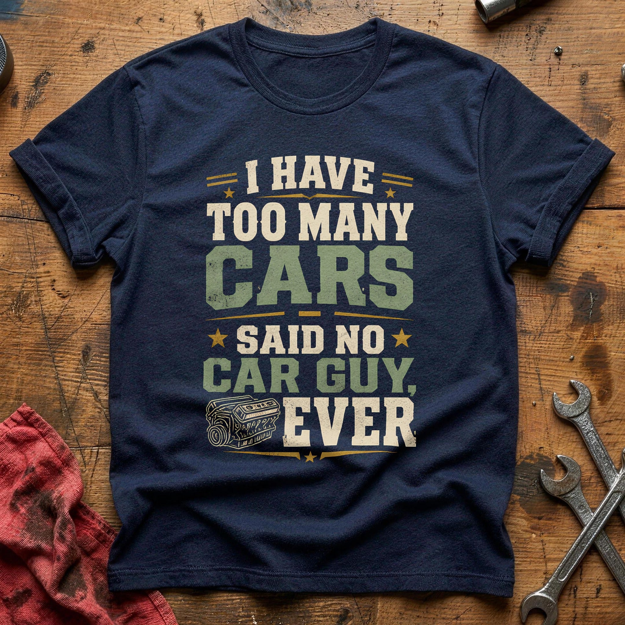 Too Many Cars Said No - Navy