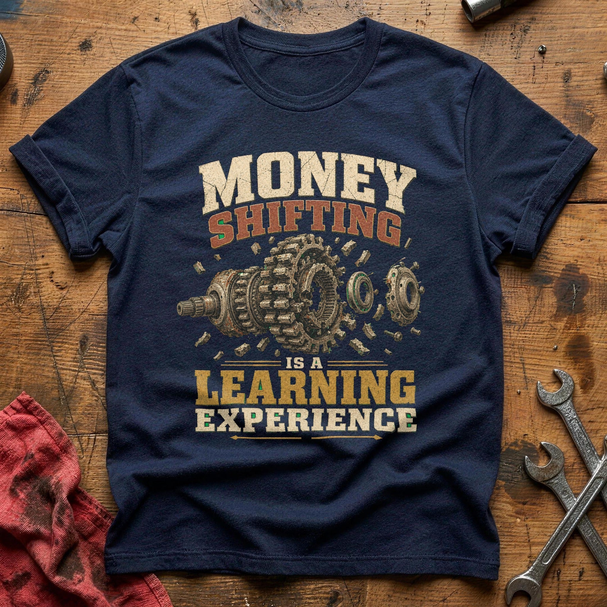 Transmission Tuition T-Shirt - Navy