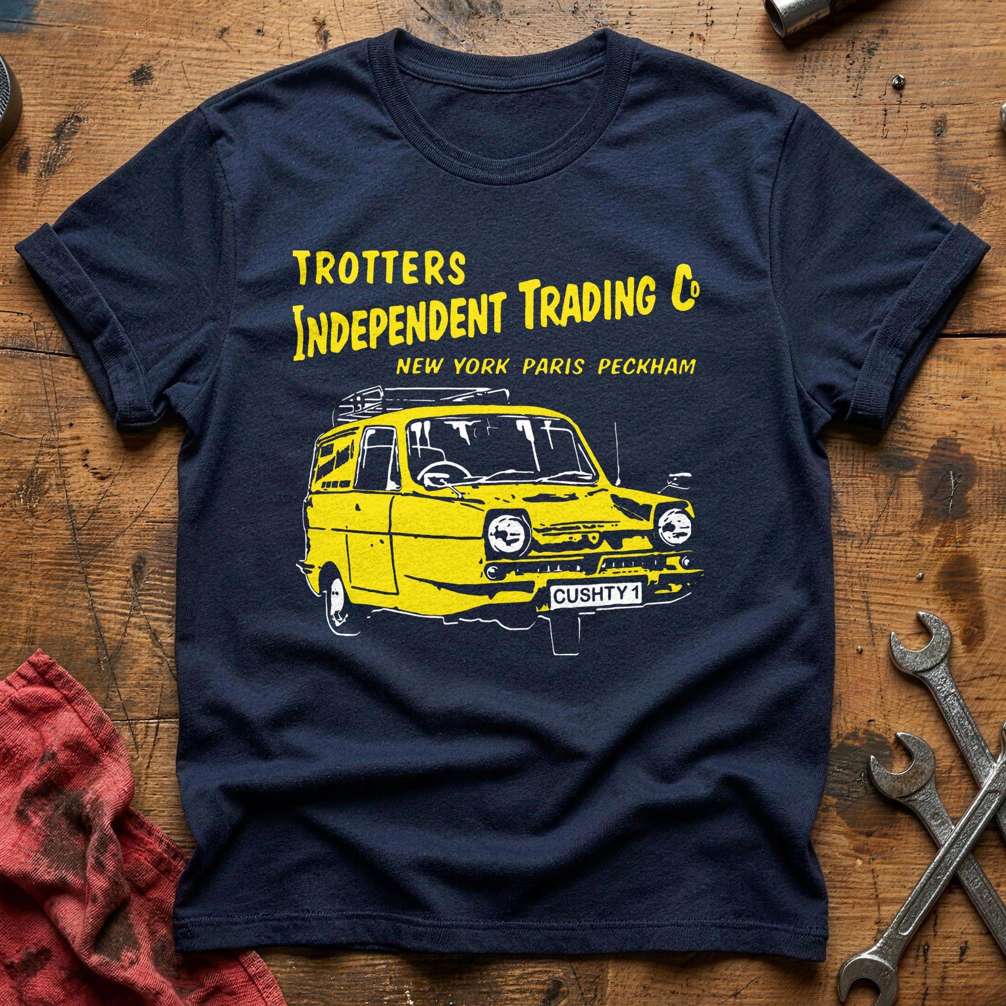 Trotters cushty T-Shirt - Navy