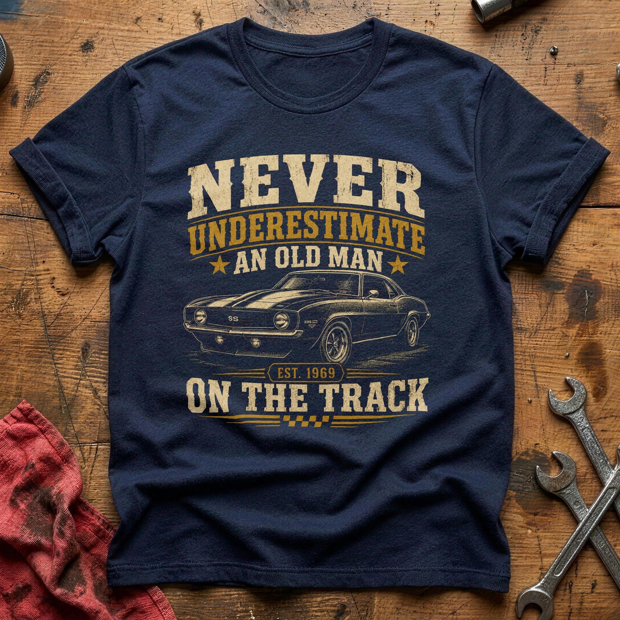 Underdog on Asphalt T-Shirt - Navy