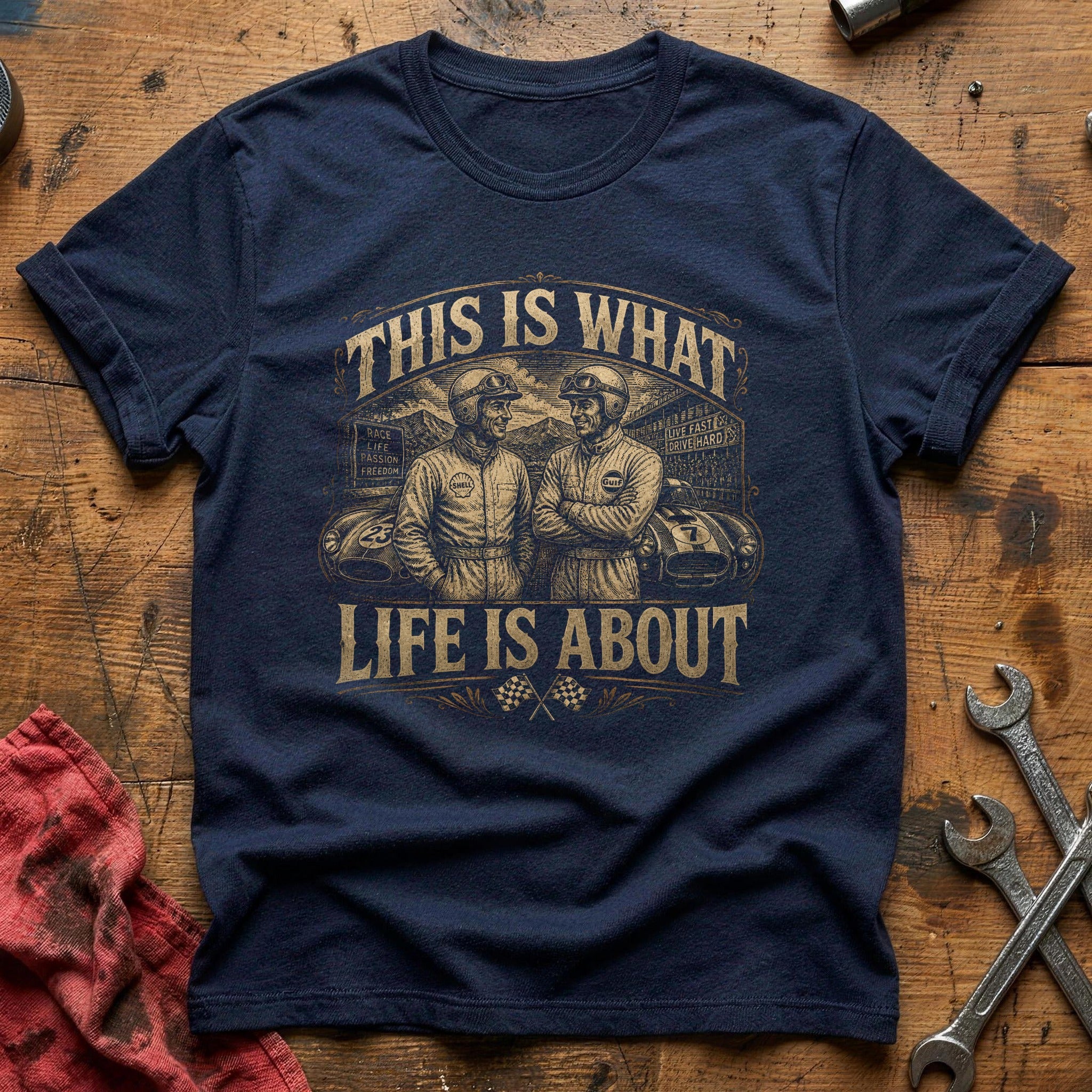 What Life's Really About T-Shirt - Navy