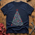 Wheels Gears Tree 88 T-Shirt - Navy