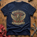 Winged Piston Forever T-Shirt - Navy