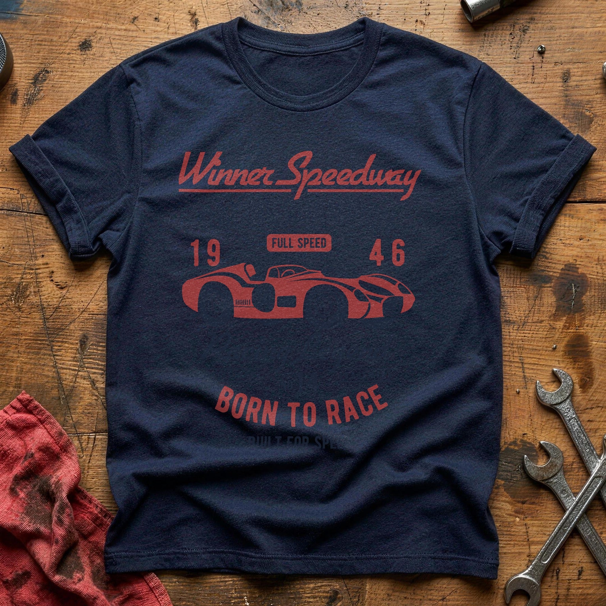 Winner speedway T-Shirt - Navy