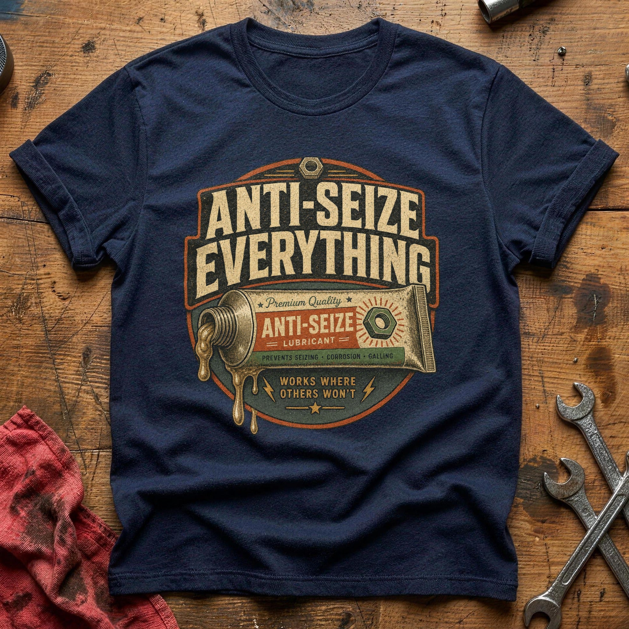 Works Where Others Won't T-Shirt - Navy