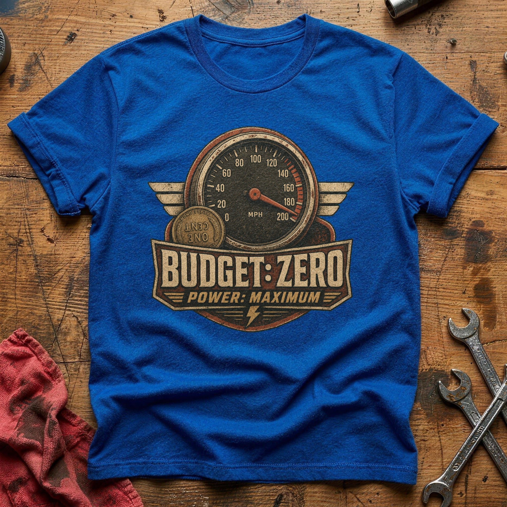 Budget Zero T-Shirt - Royal