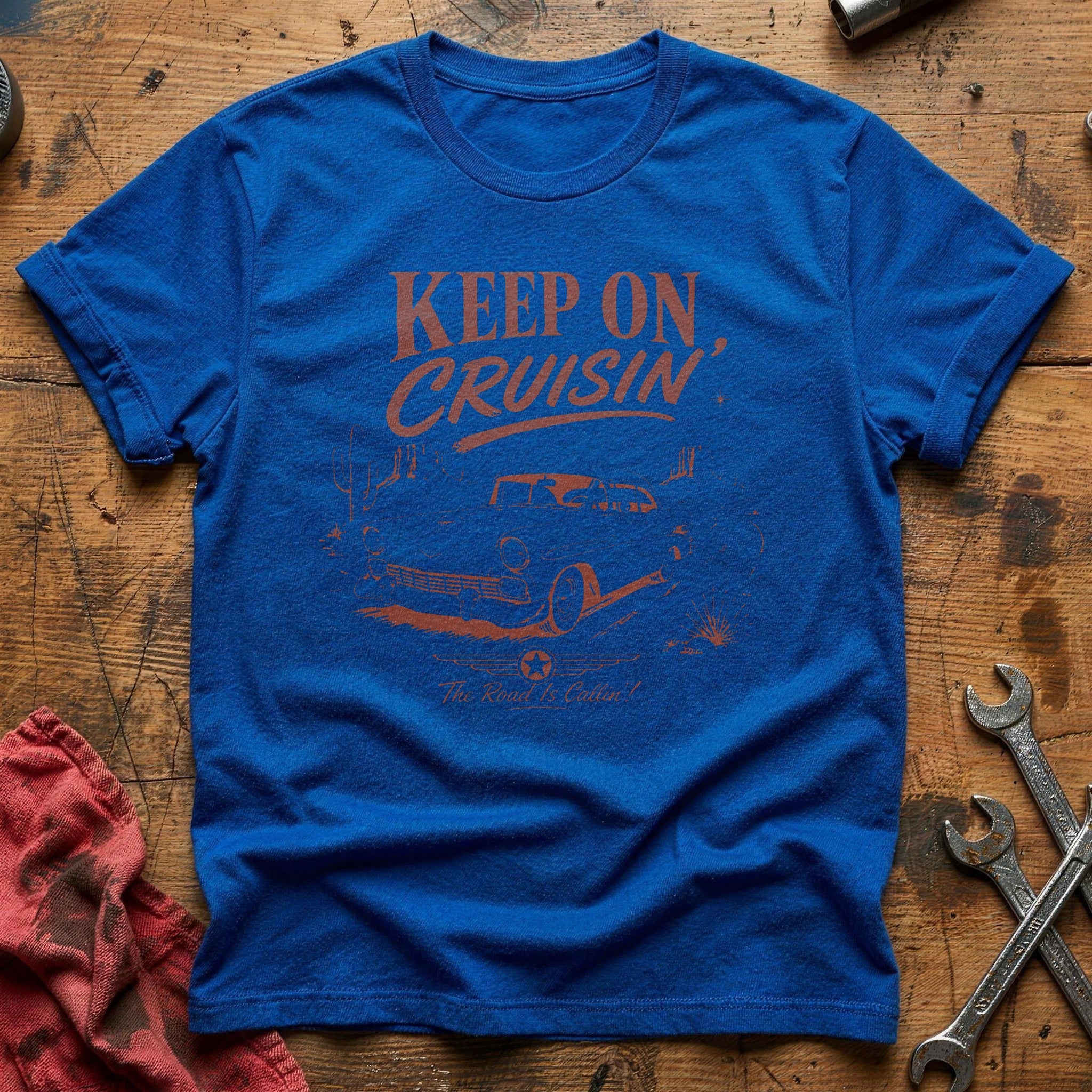 Keep on Cruisin' T-Shirt - Royal