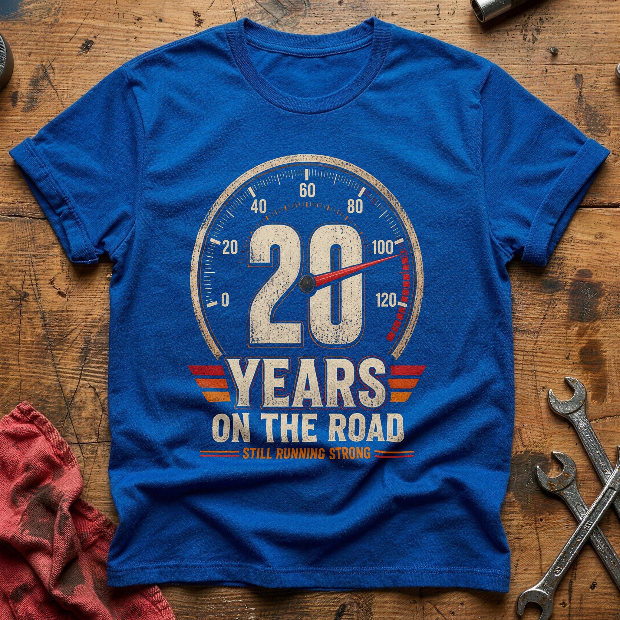 20 On The Road T-Shirt - Royal