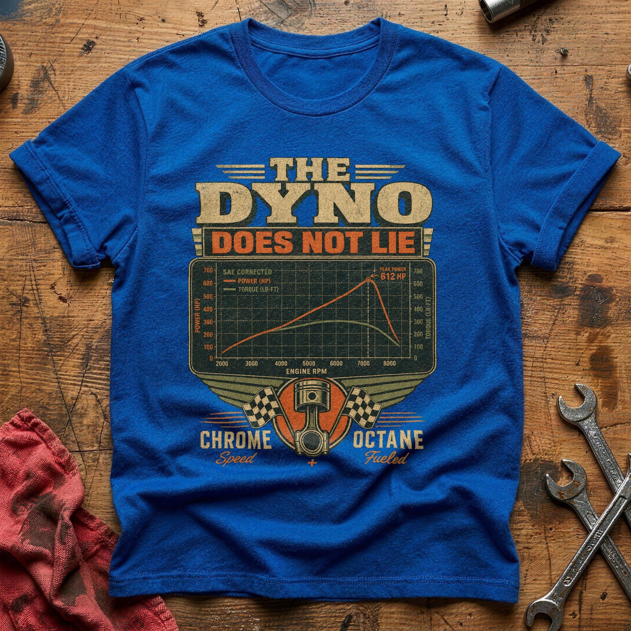 The Dyno Does not Lie T-Shirt - Royal