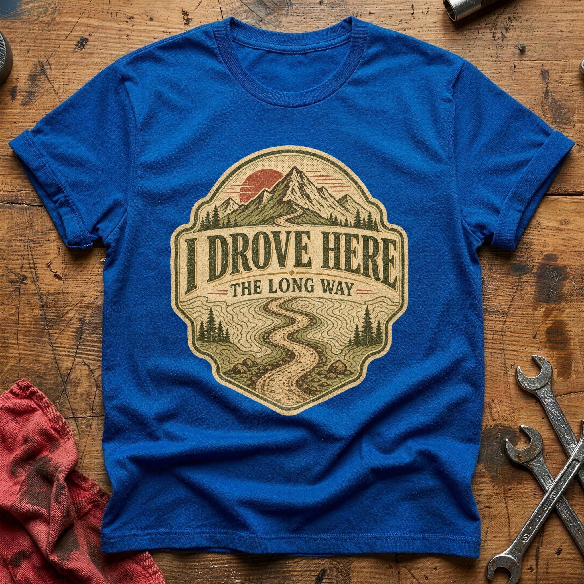 I Drove Here T-Shirt - Royal