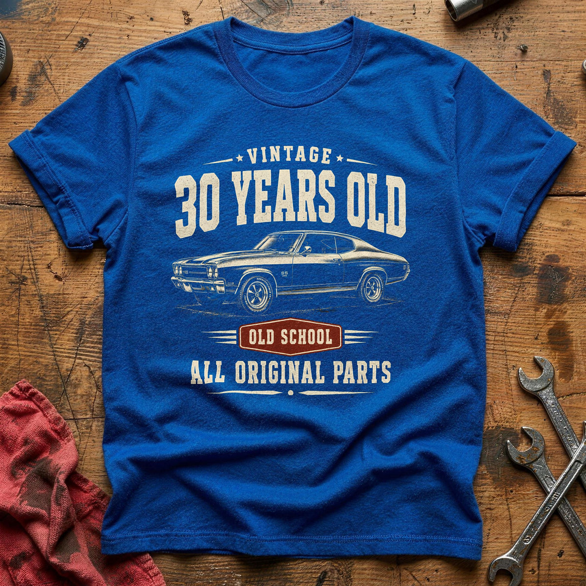30 Original Parts T-Shirt - Royal
