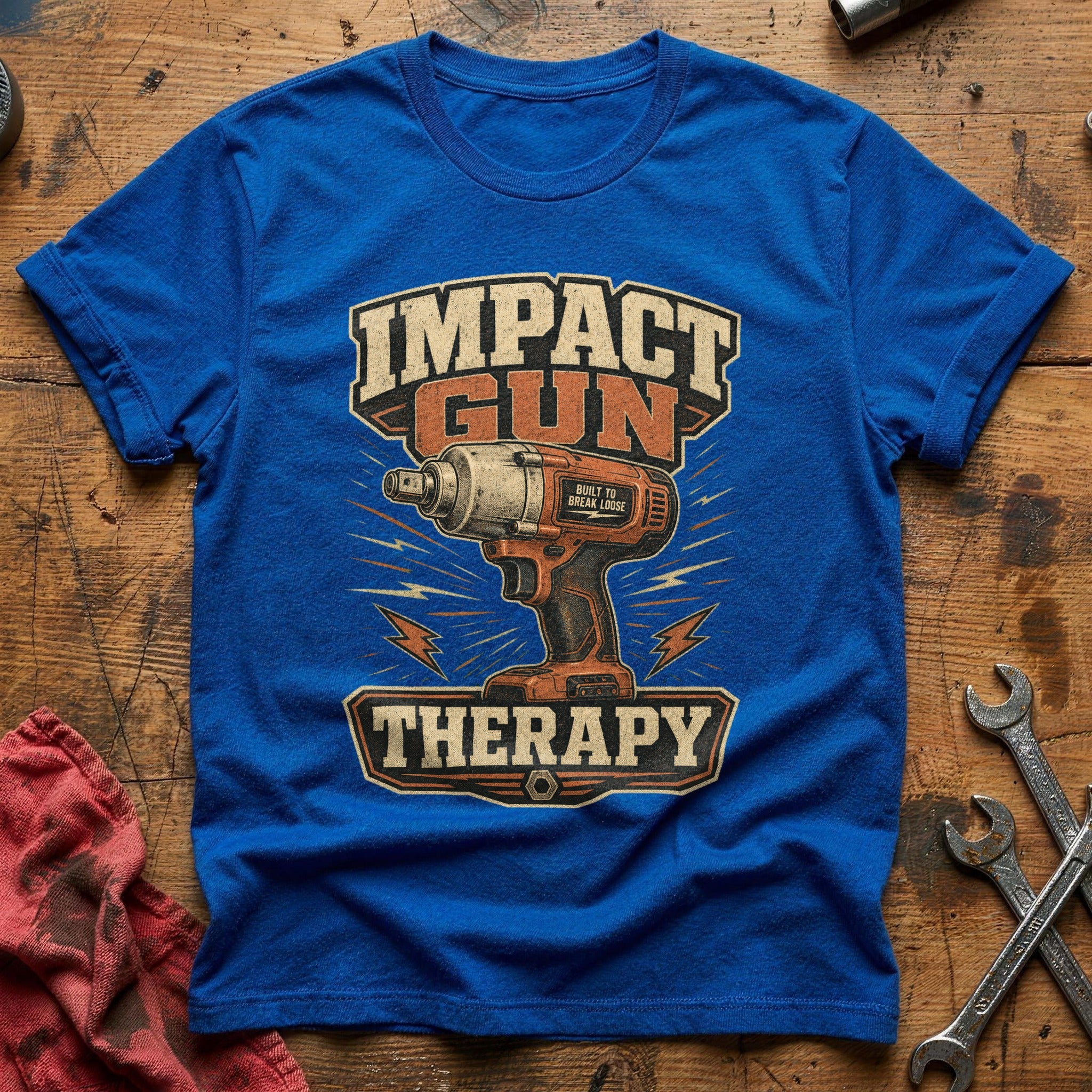 Impact Gun Therapy T-Shirt - Royal