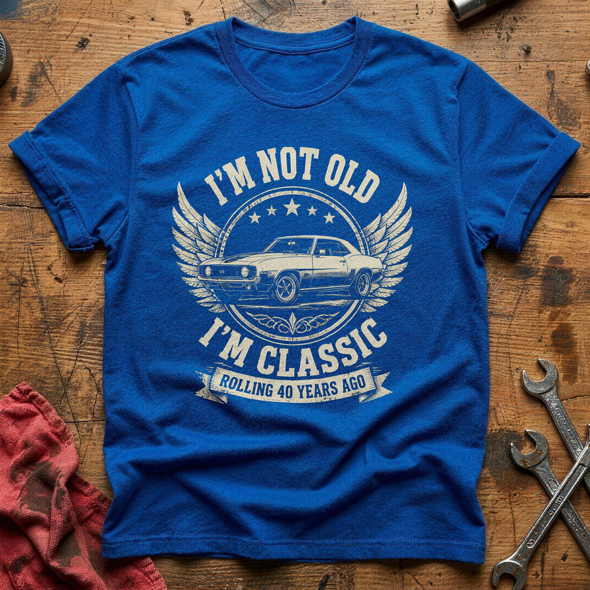 40 Im Classic T-Shirt - Royal