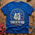 40 On The Road T-Shirt - Royal