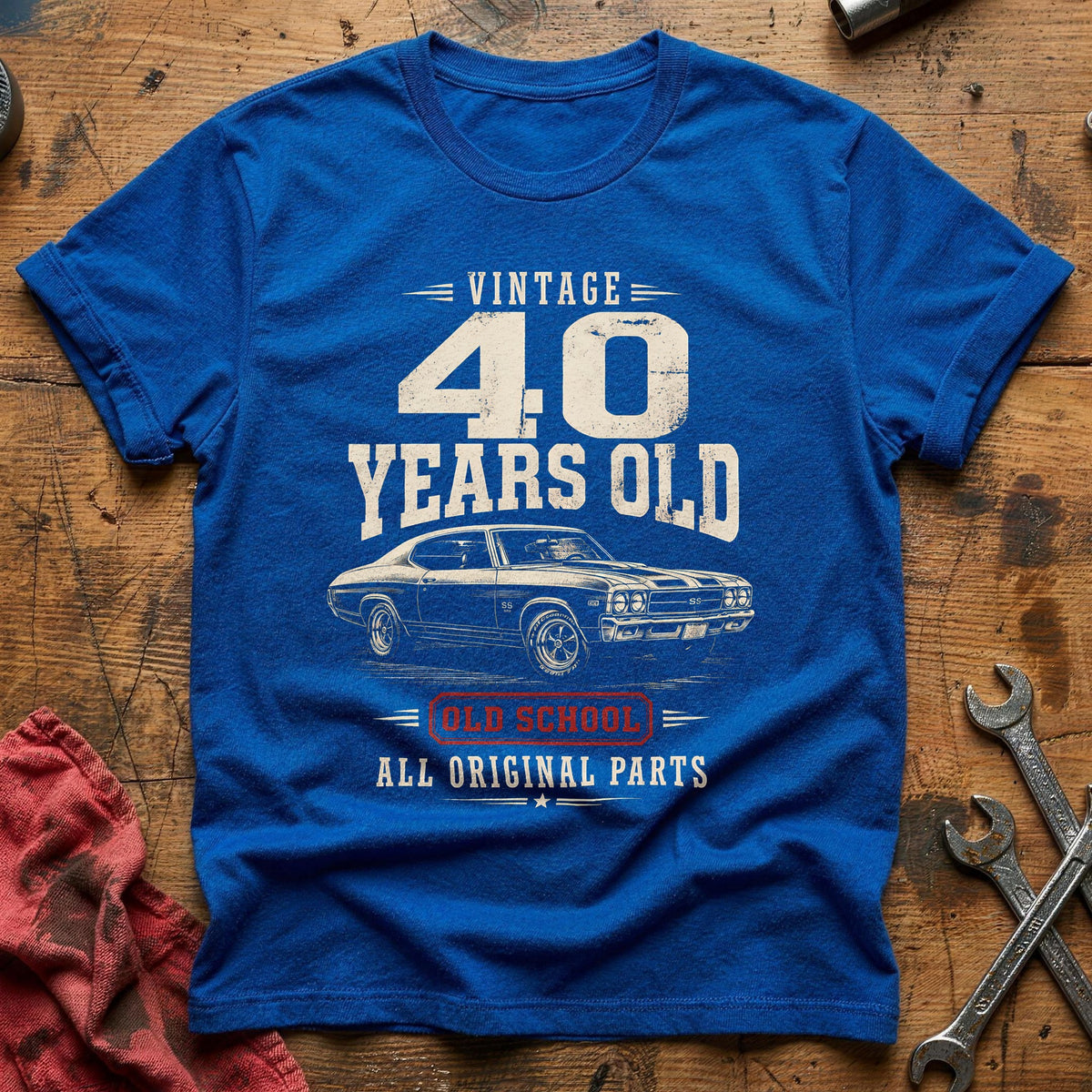 40 Original Parts T-Shirt - Royal