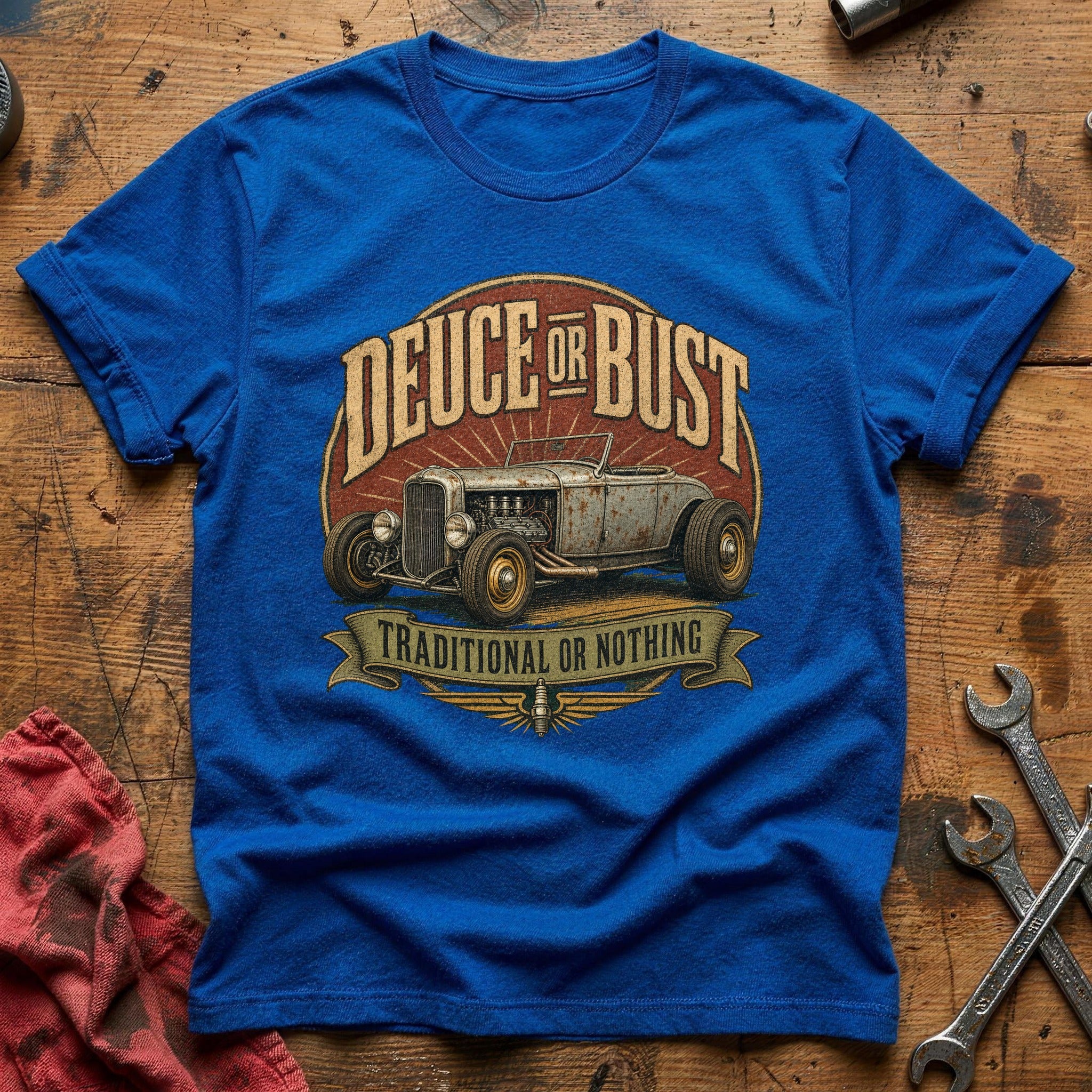 Deuce or Bust T-Shirt - Royal