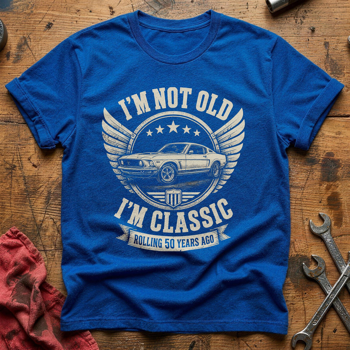 50 Im Classic T-Shirt - Royal