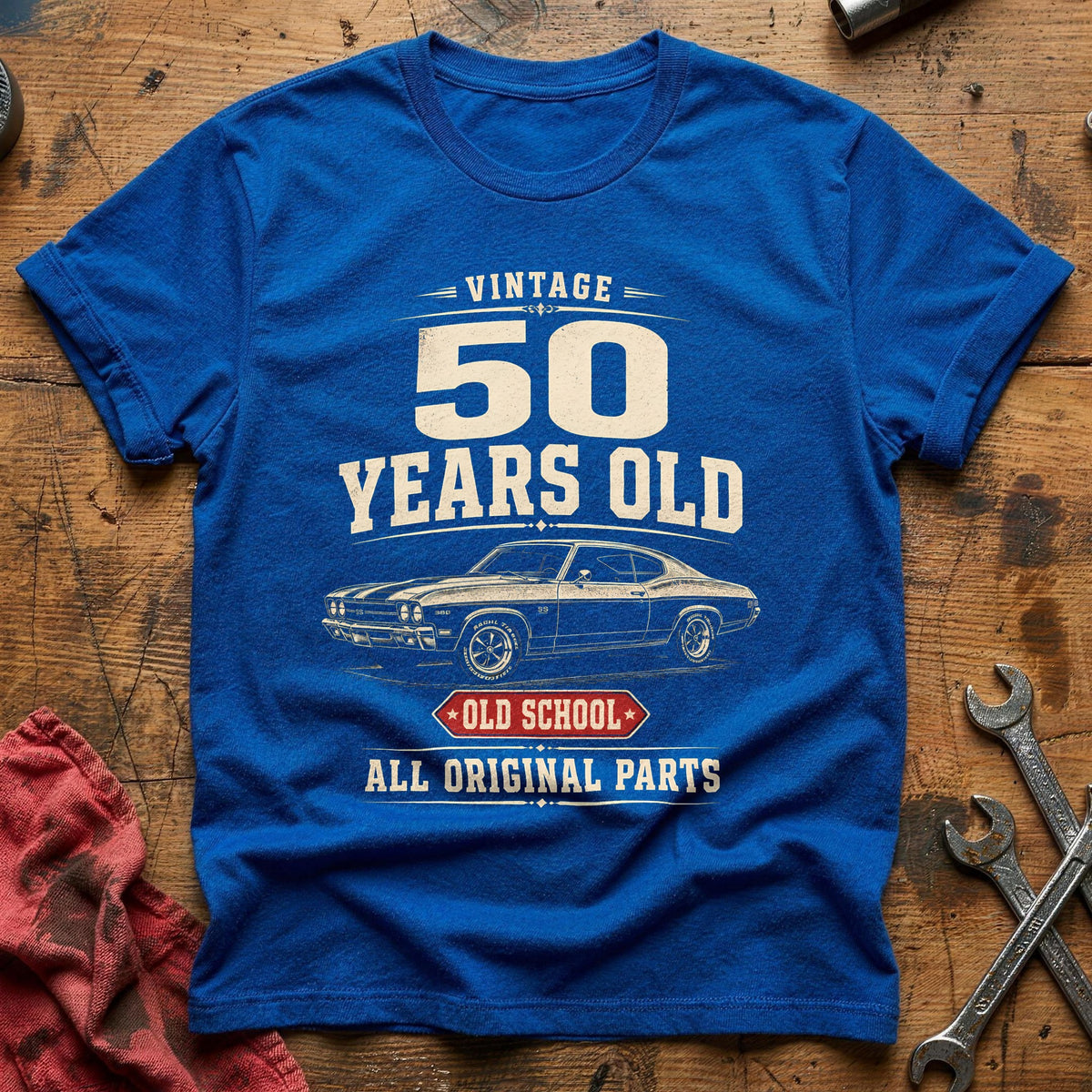 50 Original Parts T-Shirt - Royal