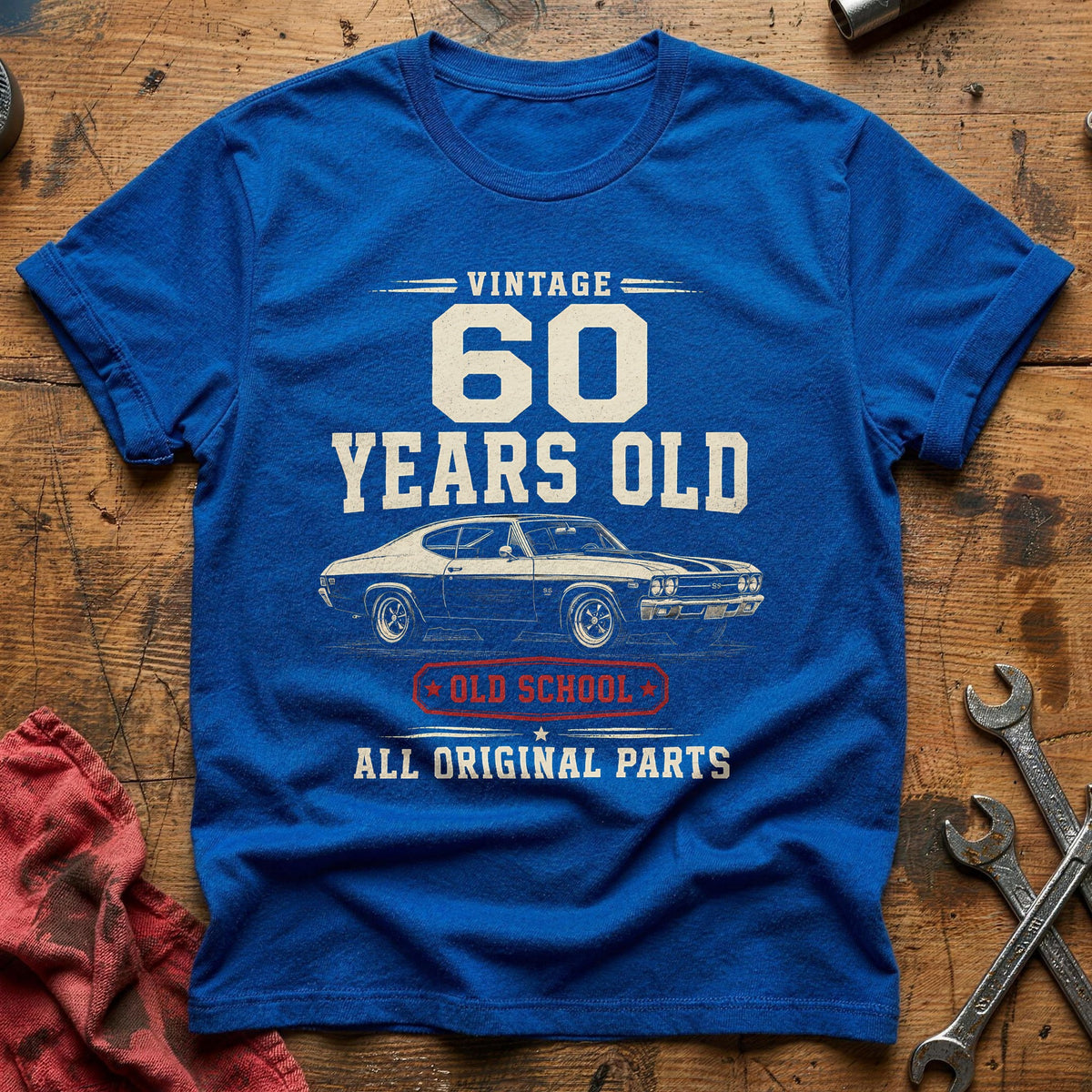 60 Original Parts T-Shirt - Royal